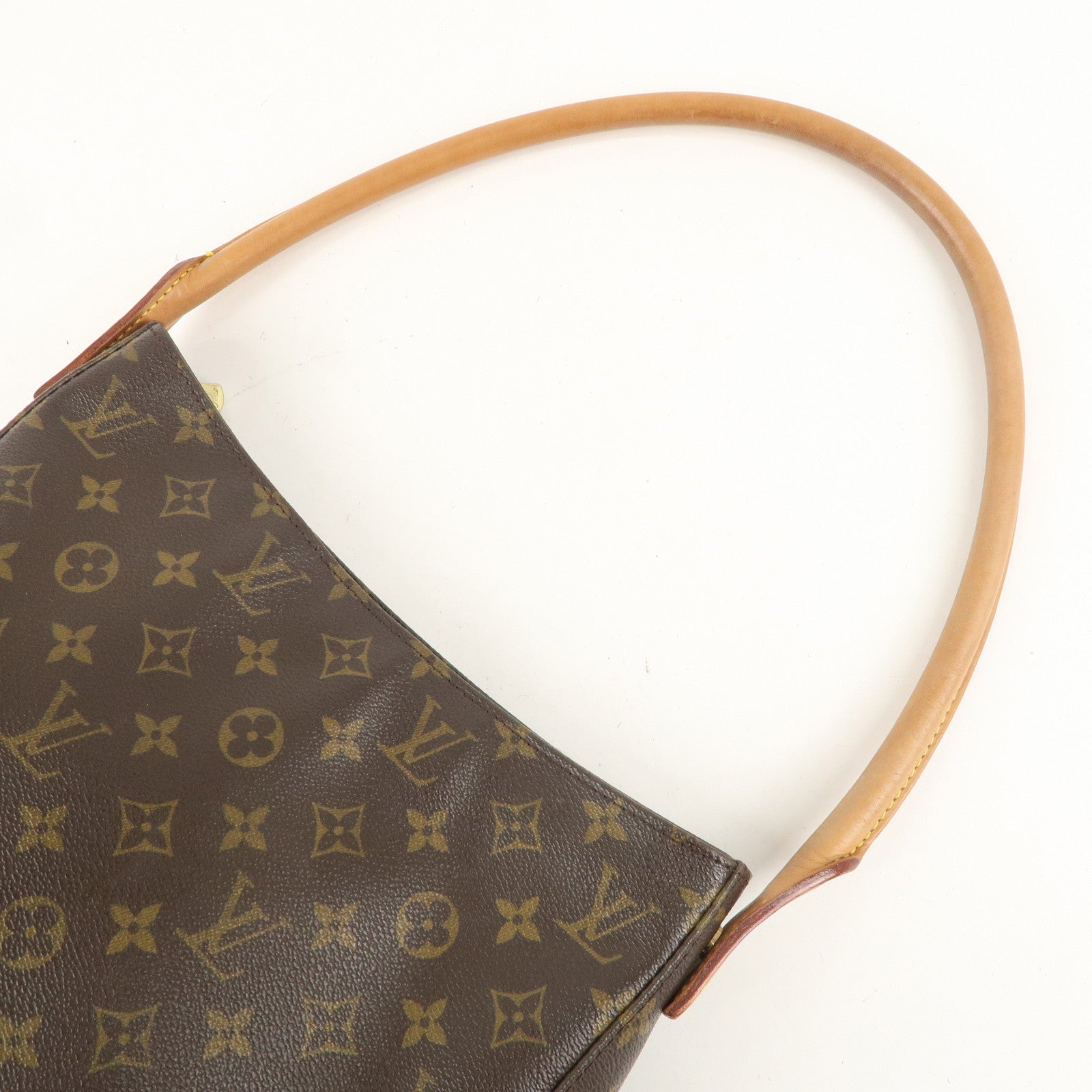 Louis Vuitton Monogram Looping GM Shoulder Bag Brown M51145