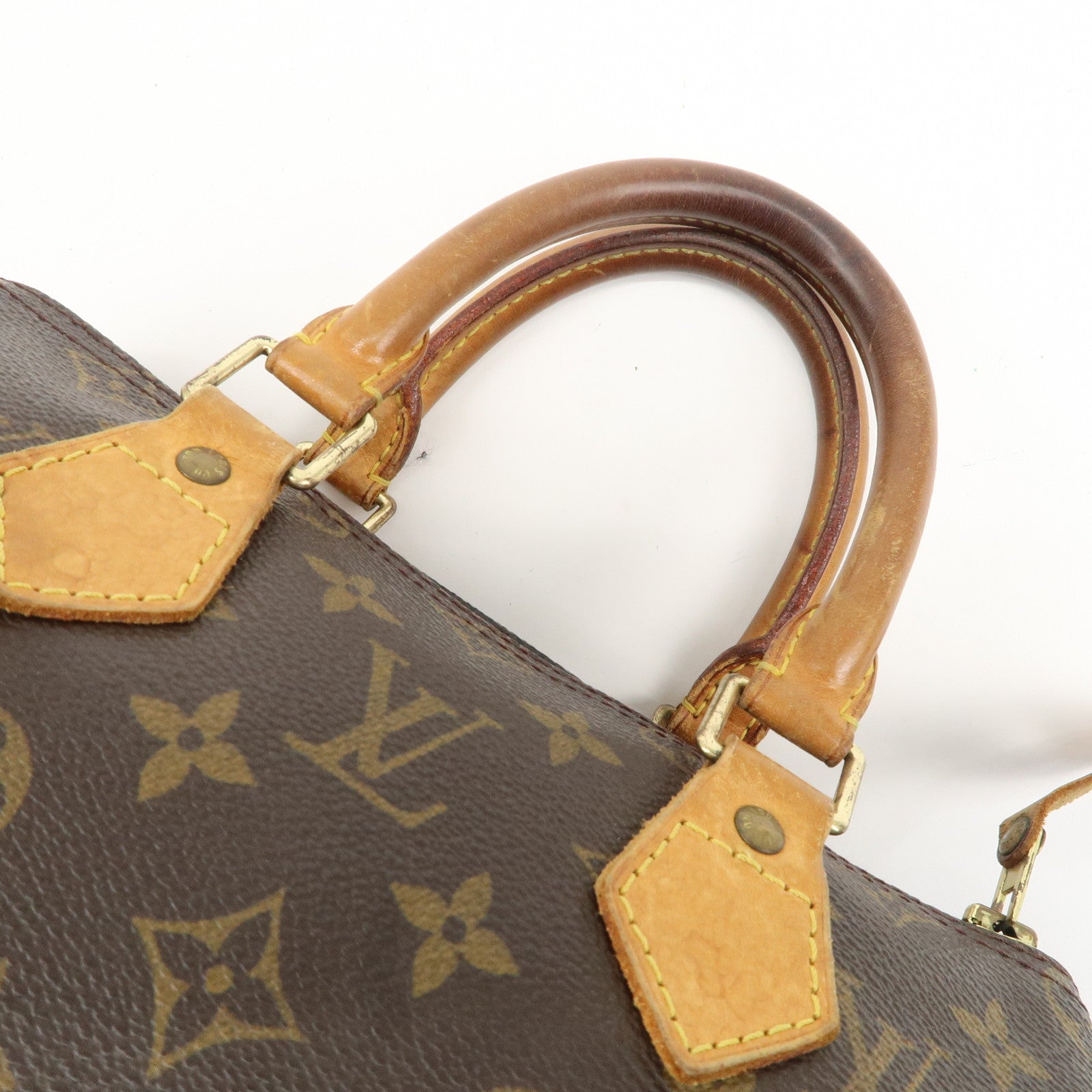 Louis Vuitton Monogram Speedy 25 Hand Bag Boston Bag M41528 Used