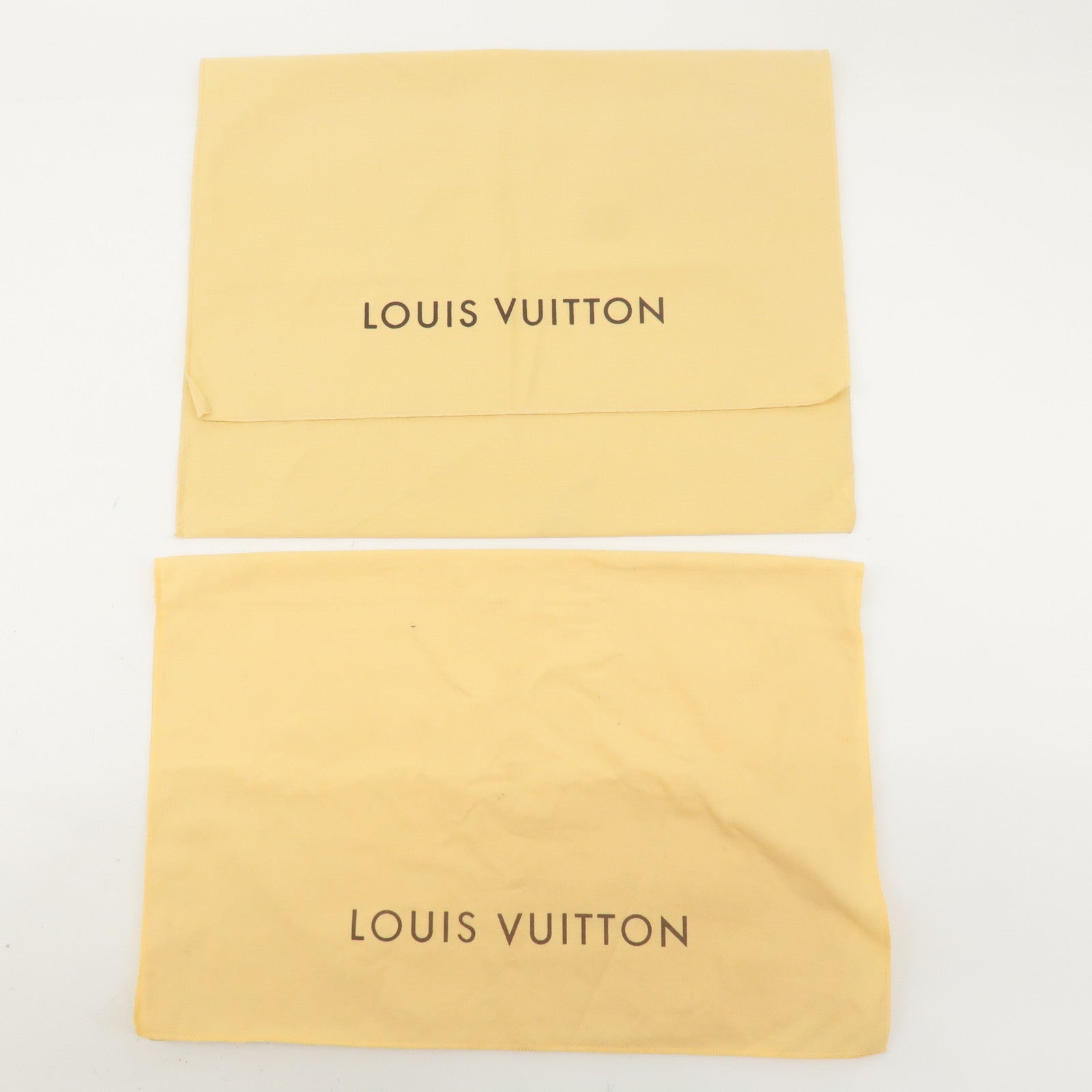 Louis Vuitton Set of 10 Dust Bag Storage Bag Flap Beige