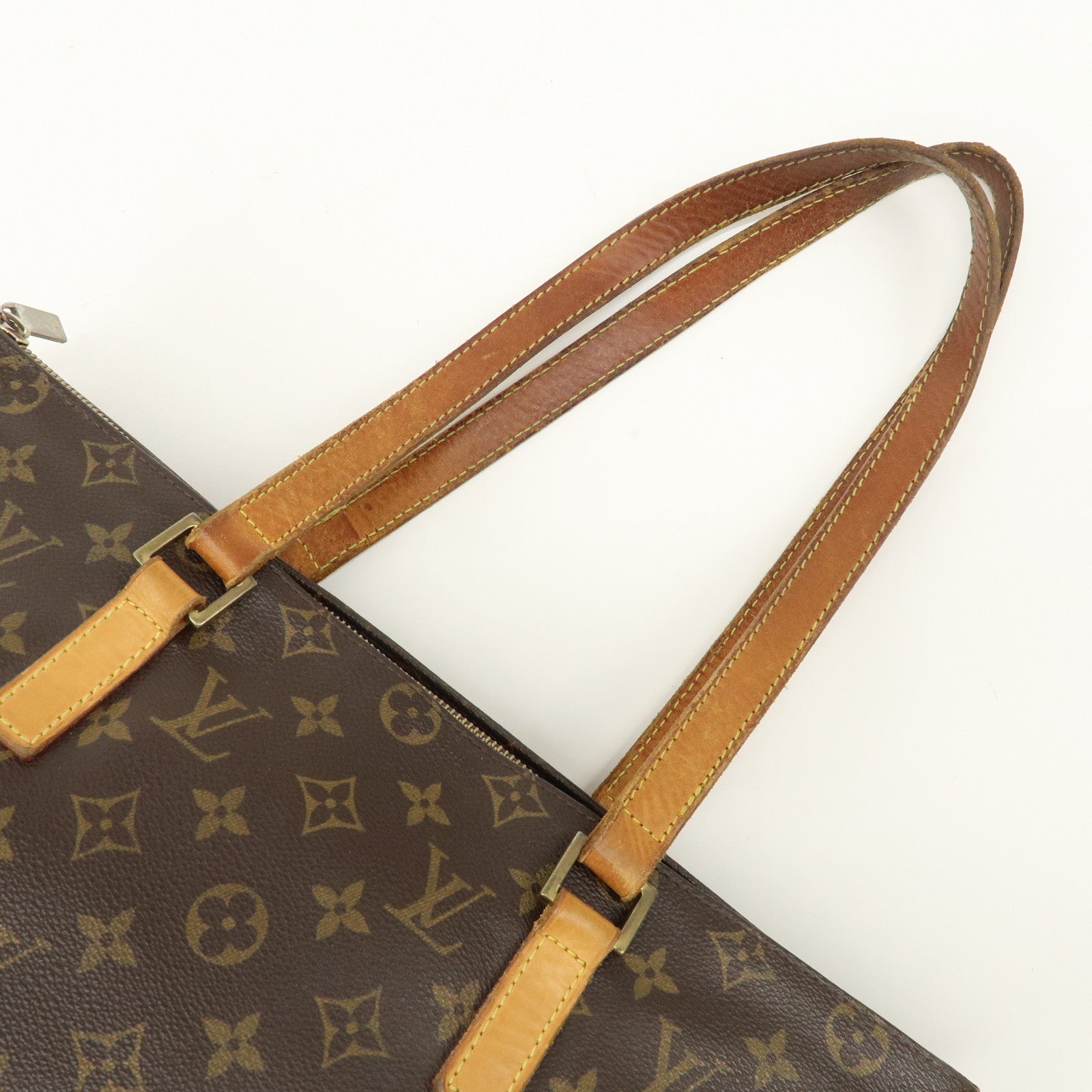 Louis Vuitton Monogram Cabas Mezzo Tote Bag Brown M51151