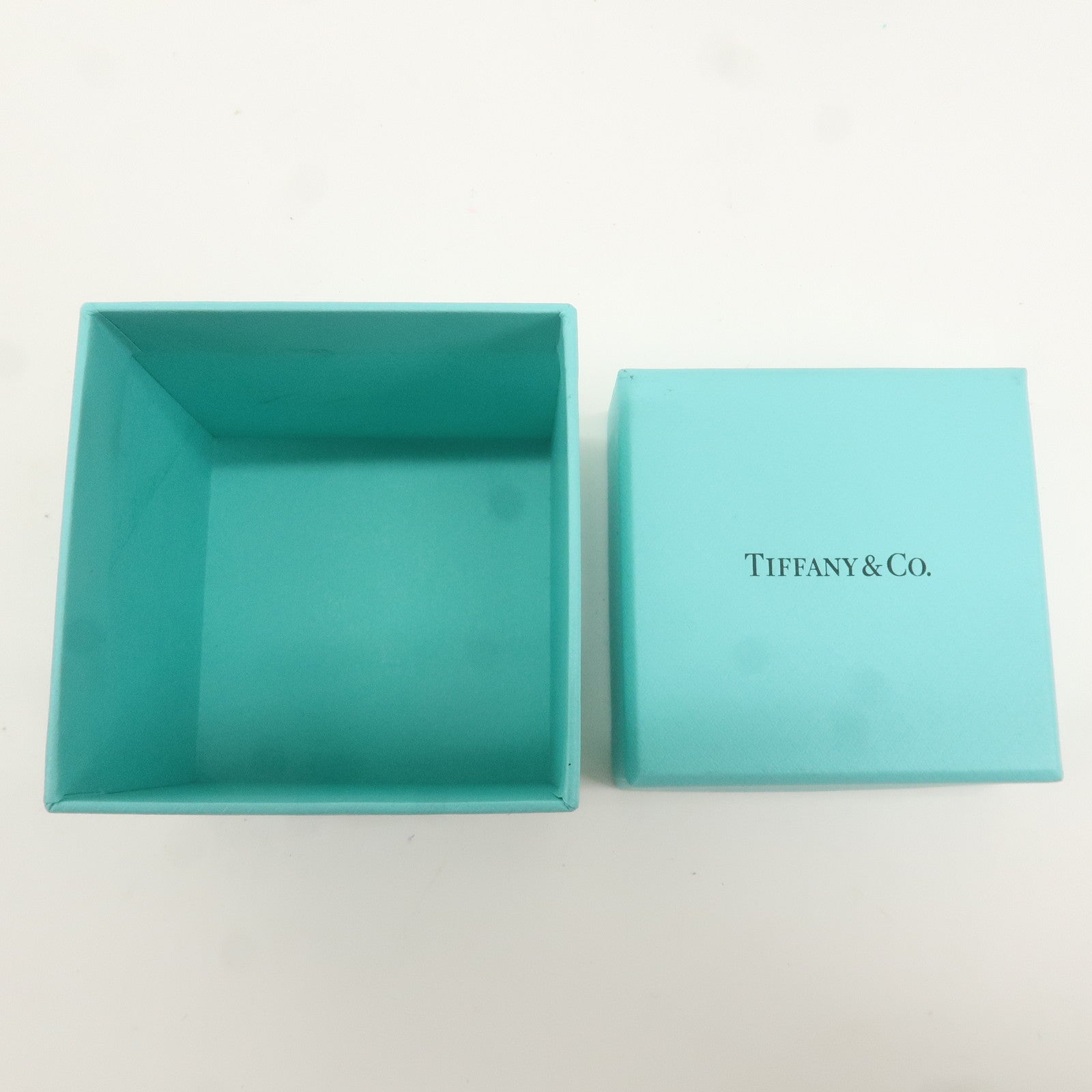 Tiffany&Co. Set of 2 Jewelry Box For Pair Rings Tiffany Blue