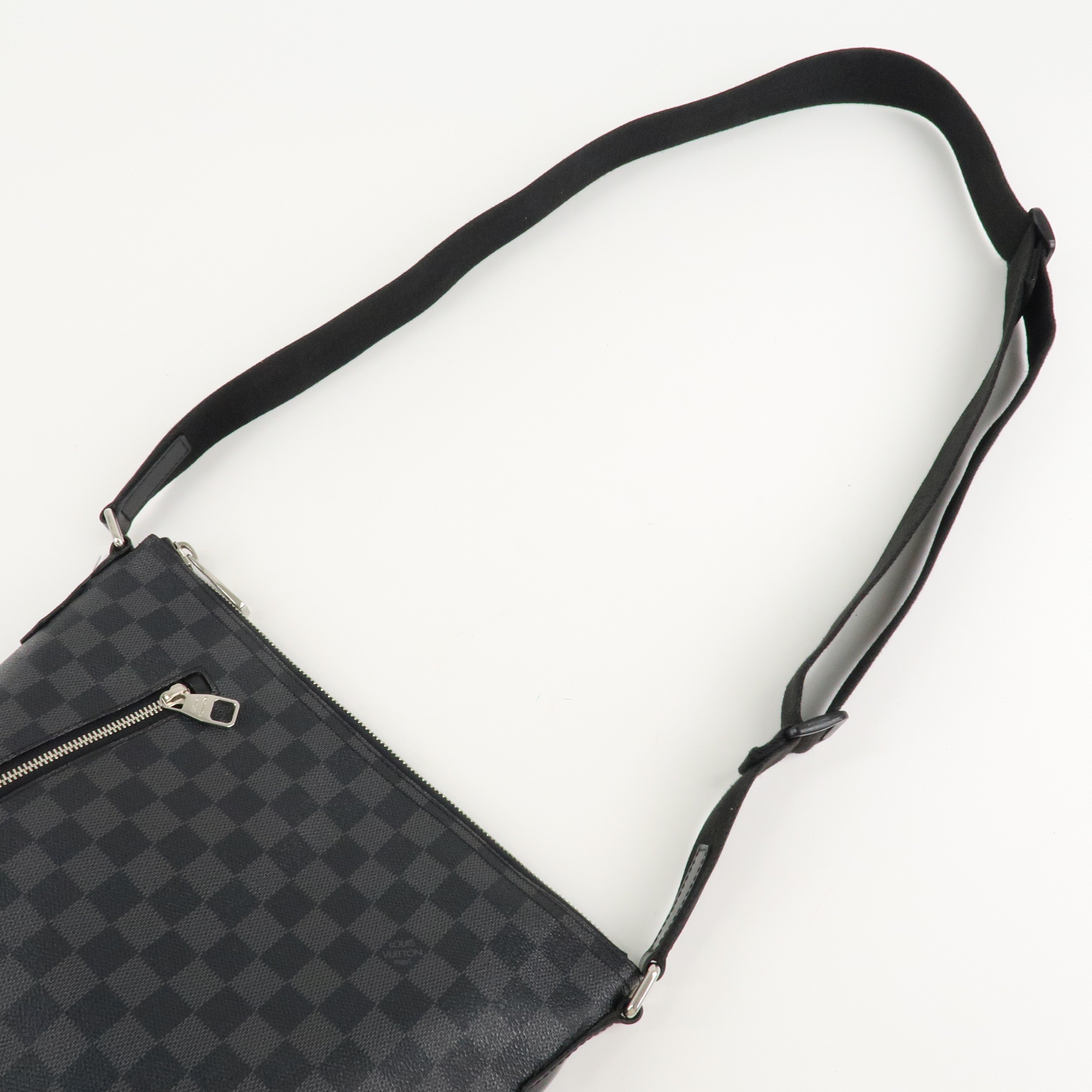 Louis Vuitton Damier Graphite Mick MM Shoulder Bag N41106 Used