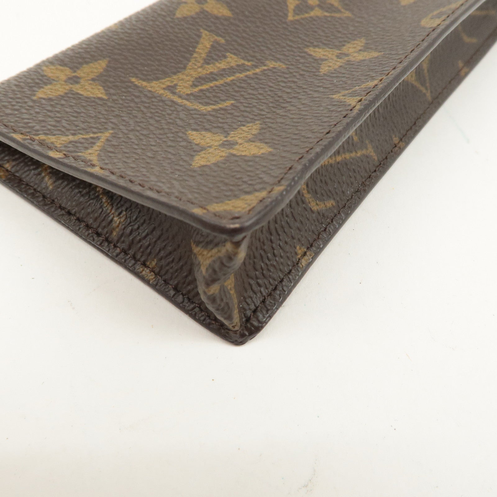 Louis Vuitton Monogram Set of 2 Glasses Case Brown M62962