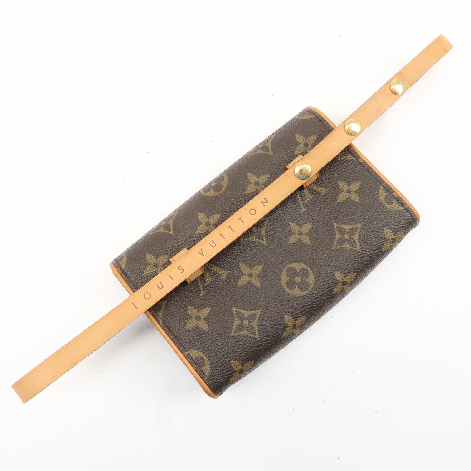 Louis Vuitton Monogram Pochette Florentine Waist Bag BeltXS M51855 Used