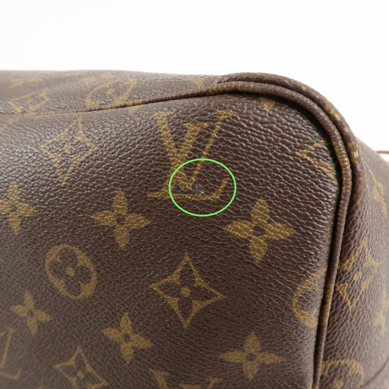 Louis Vuitton Monogram Neverfull GM Pivoine Shoulder Bag M41180 Used