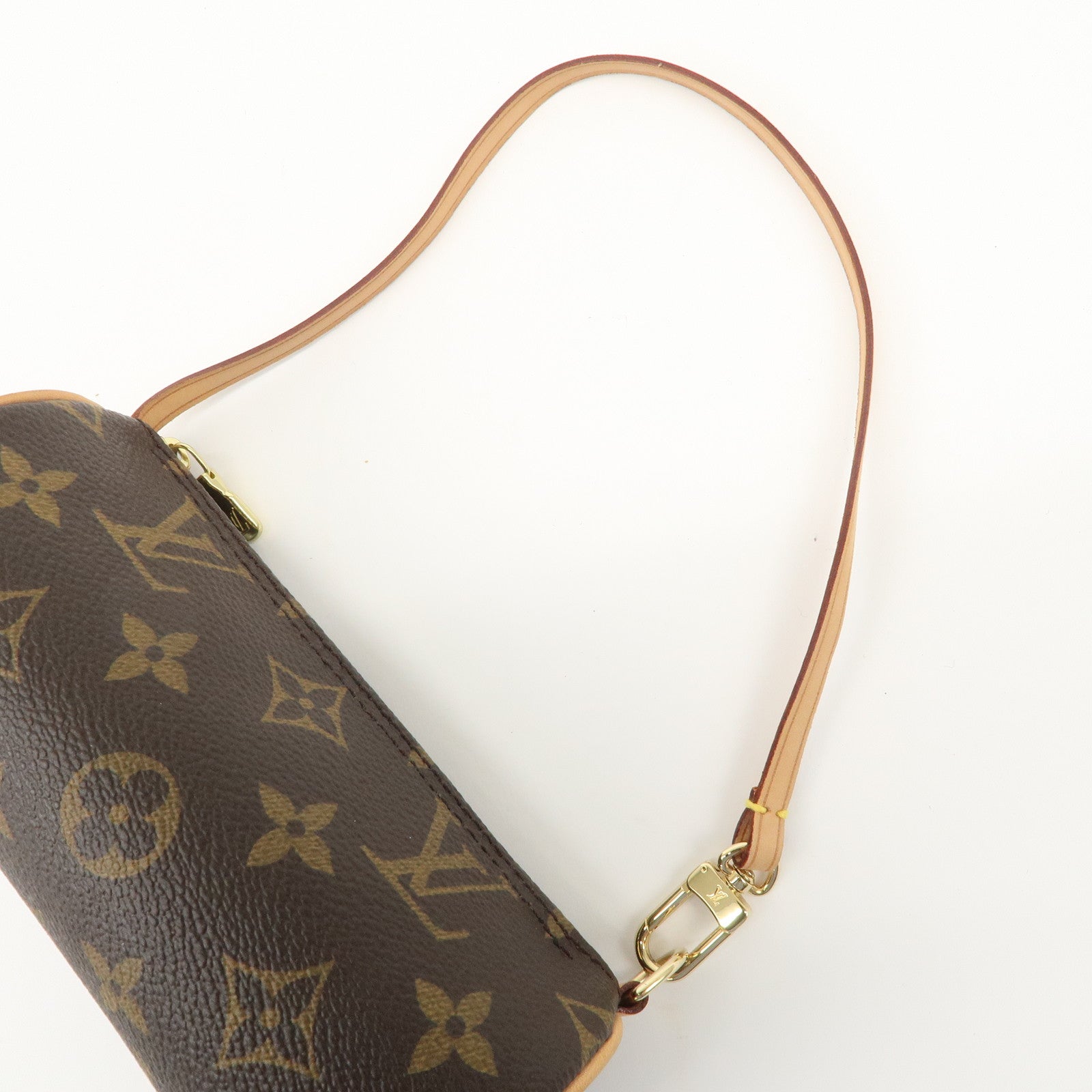 Louis Vuitton Monogram Mini Pouch for Papillon Bag Brown Used