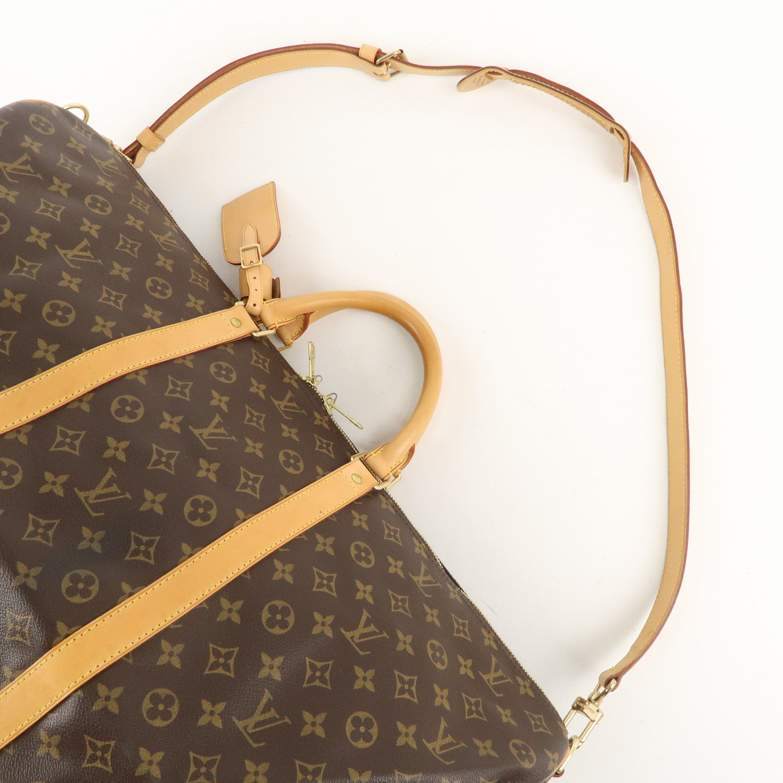 Louis Vuitton Monogram Keep All Bandouliere 60 Bag M41412