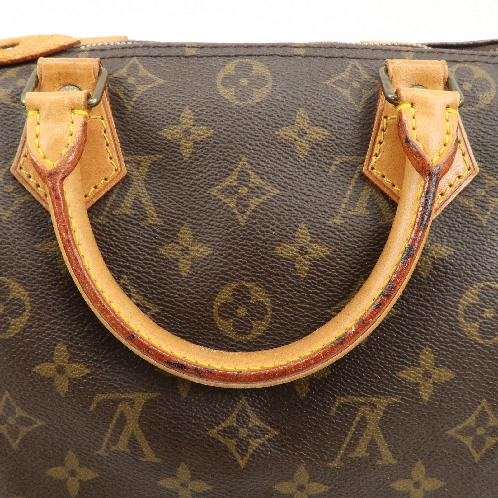 Louis Vuitton Monogram Speedy 30 Hand Bag Boston Bag M41526 Used