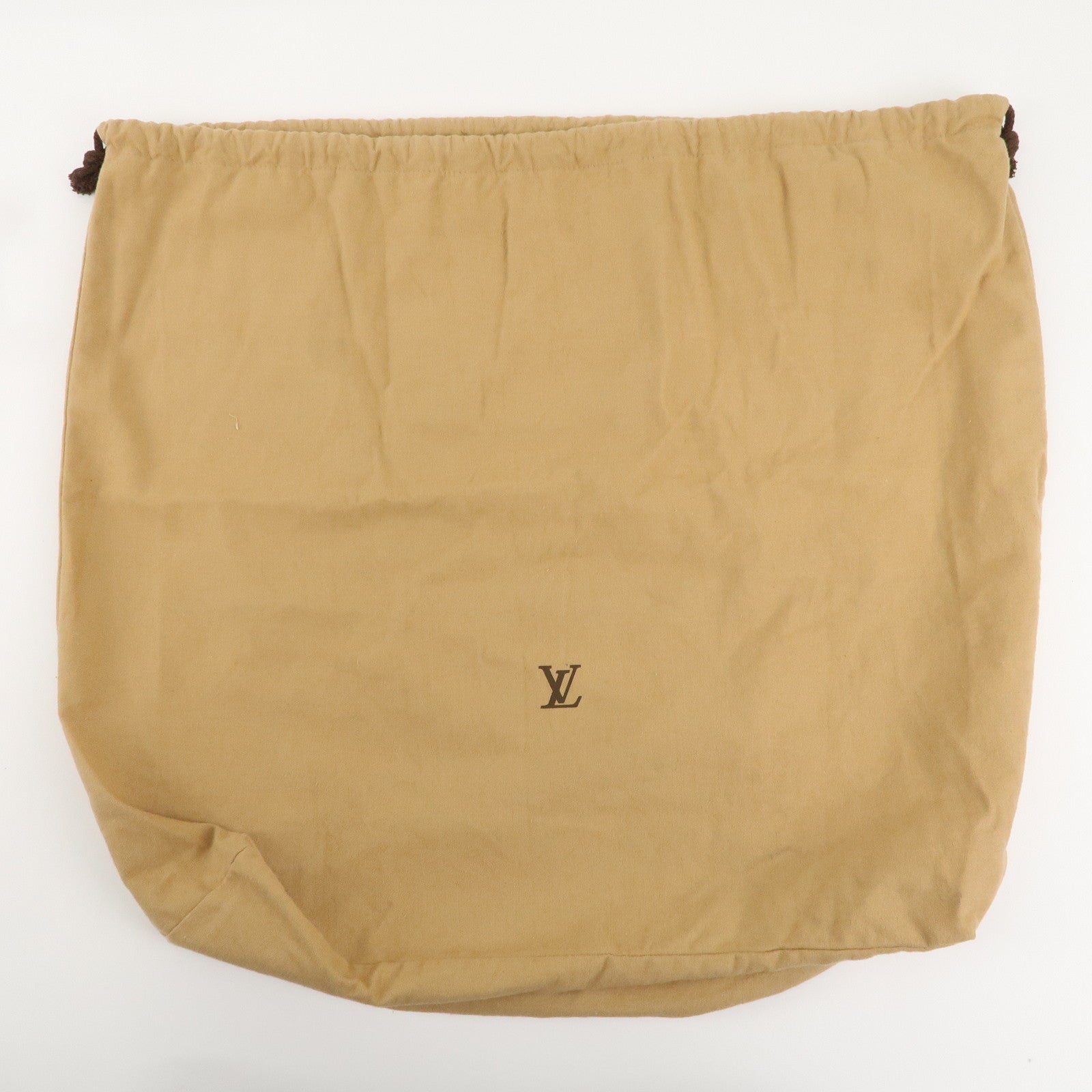 Louis Vuitton Set of 9 Dust Bag Storage Bag Drawstring Brown Beige