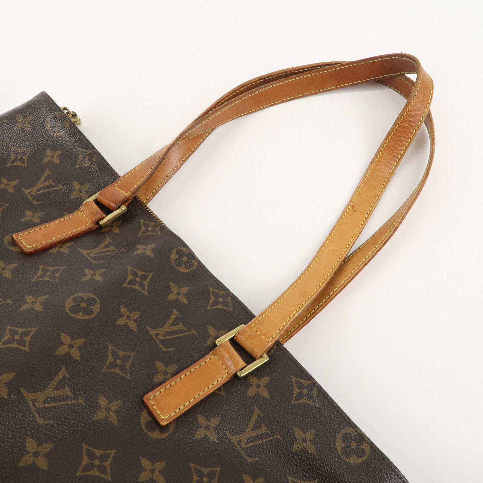 Louis Vuitton Monogram Cabas Mezzo Tote Bag Brown M51151