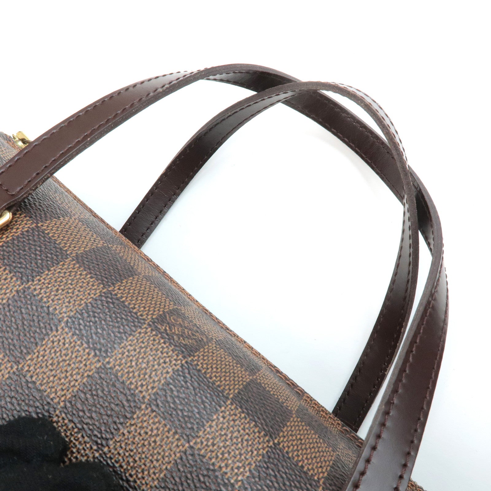 Louis Vuitton Damier Ebene Papillon 26 Hand Bag Brown N51304 Used