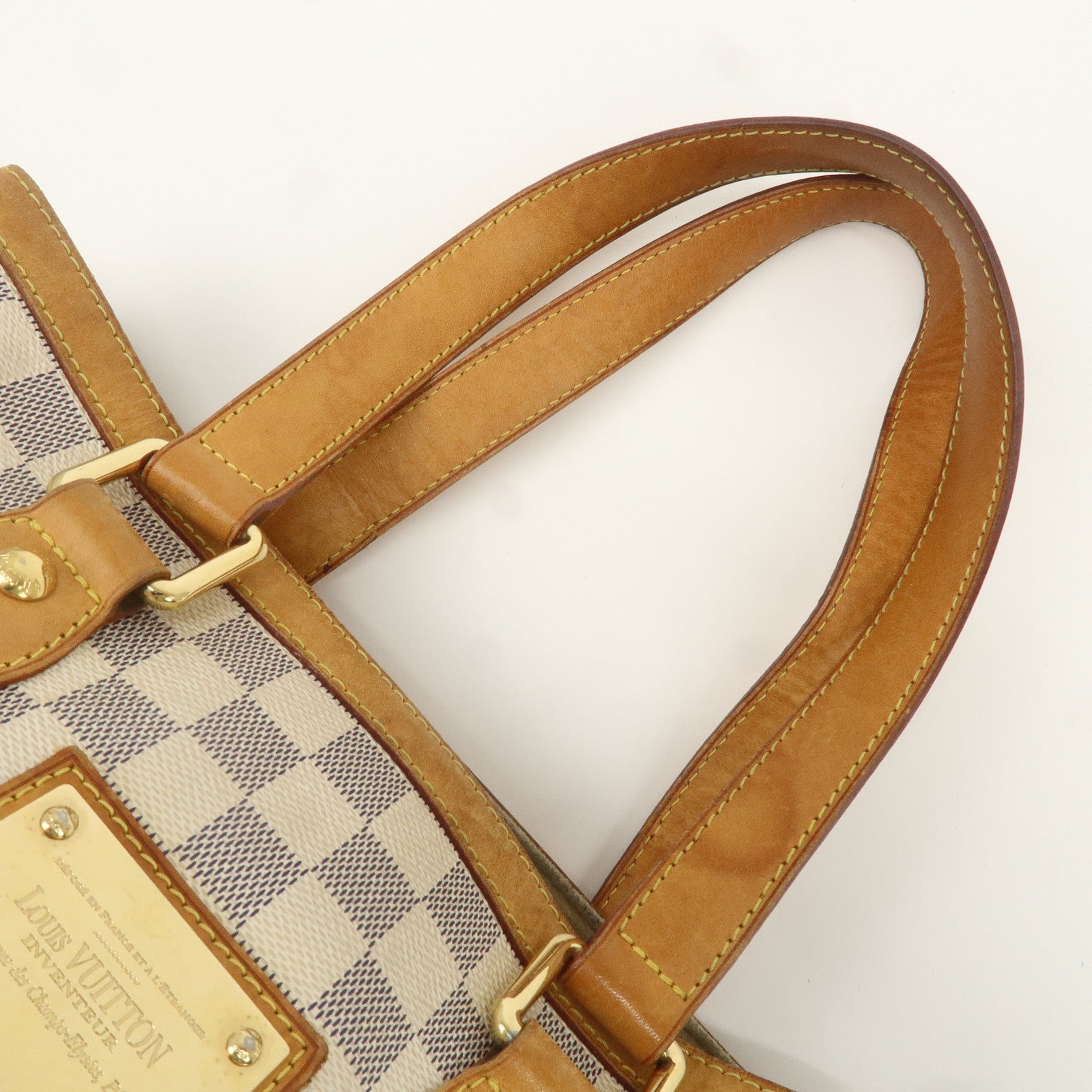 Louis Vuitton Damier Azur Hampstead PM Hand Bag N51207