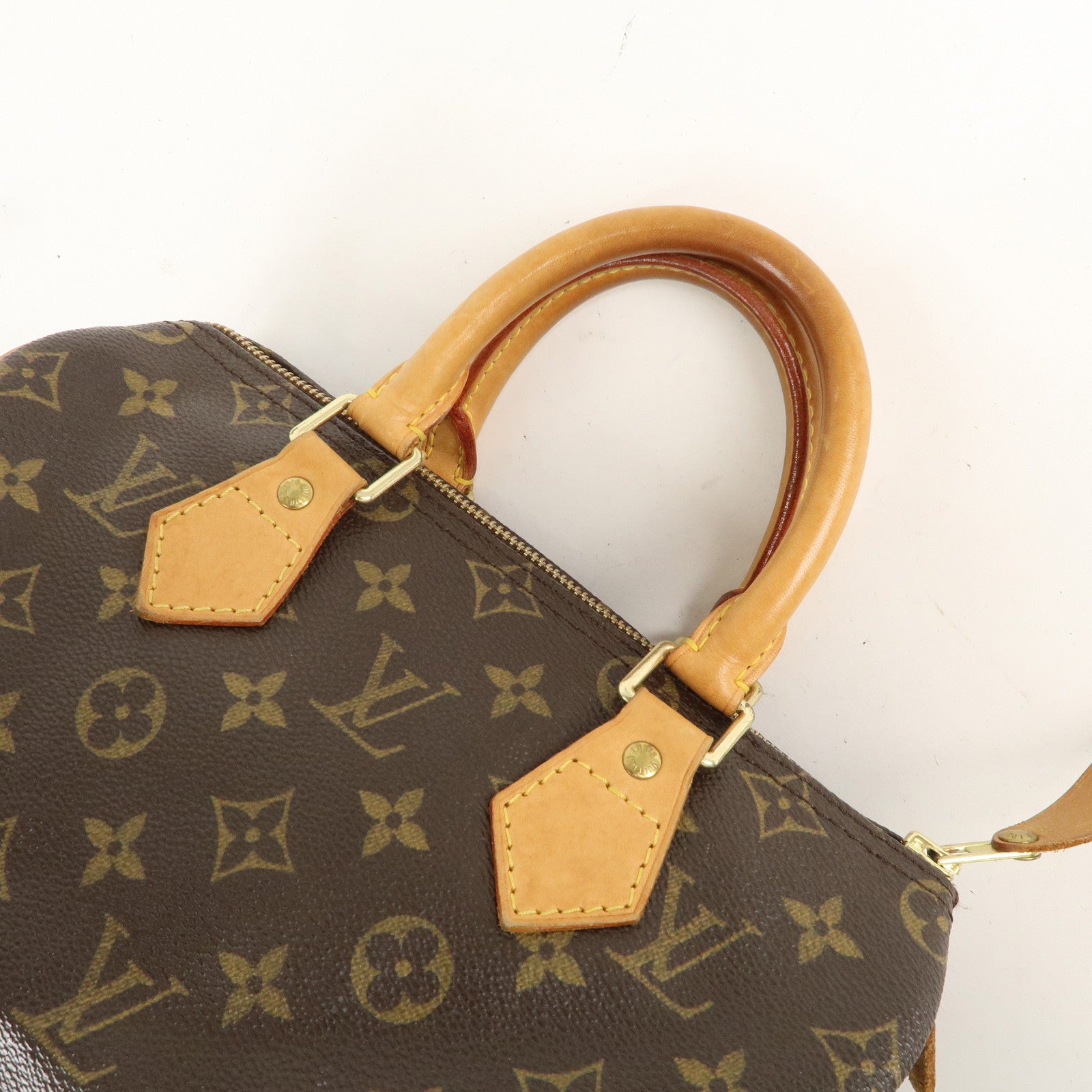 Louis Vuitton Monogram Speedy 25 Hand Bag Boston Bag M41528