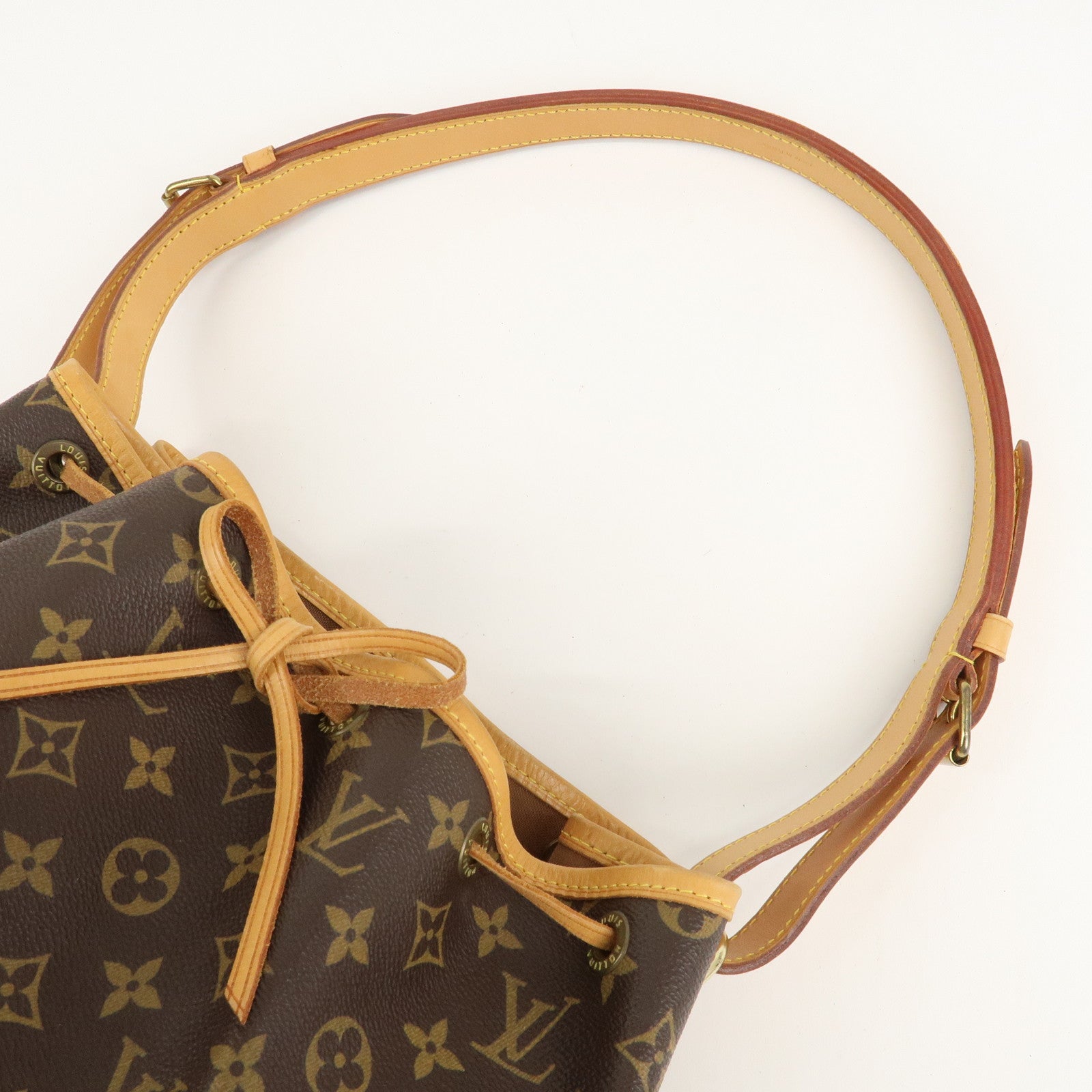 Louis Vuitton Monogram Noe Shoulder Bag Hand Bag Brown M42224 Used