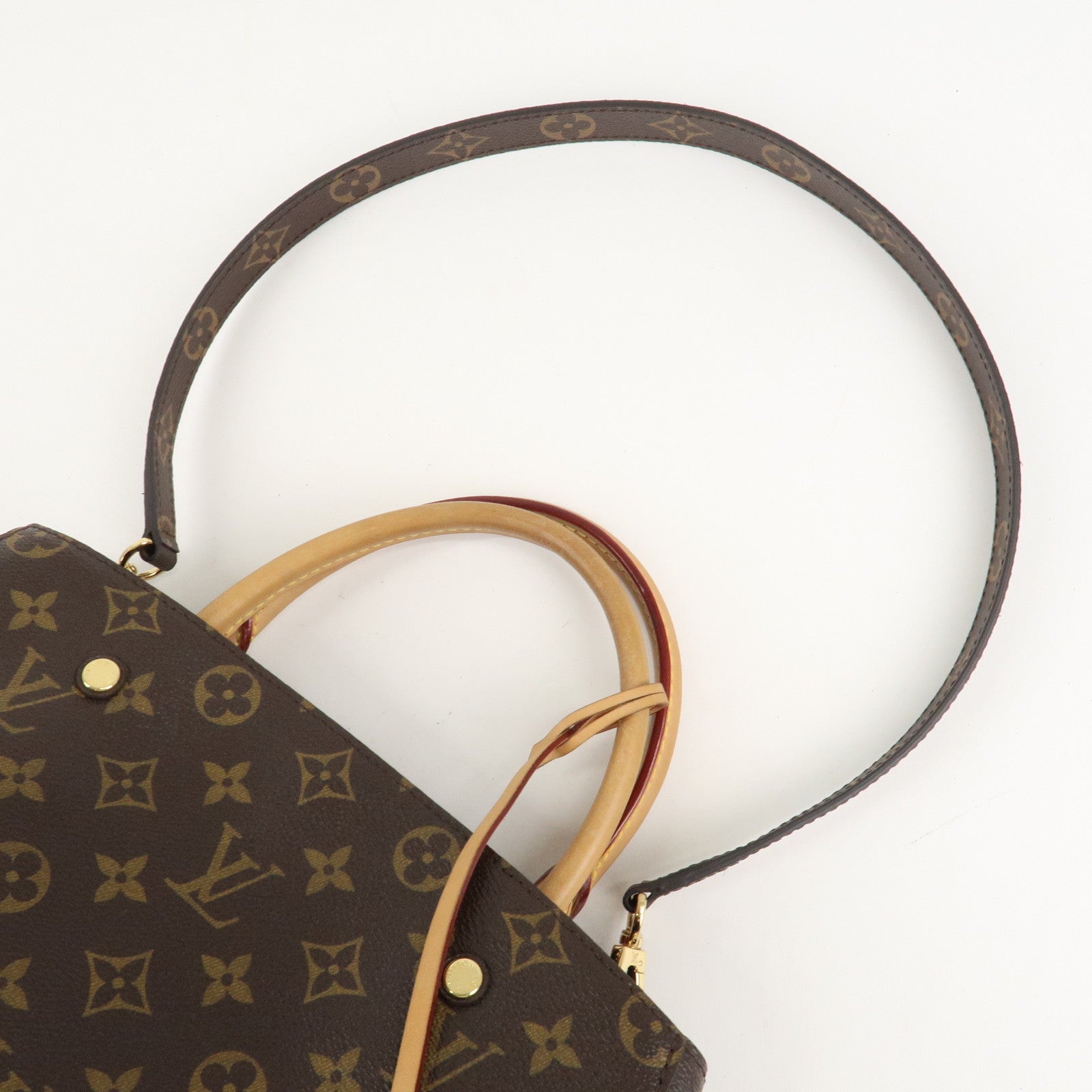 Louis Vuitton Monogram Montaigne BB 2Way Bag Hand Bag M41055 Used