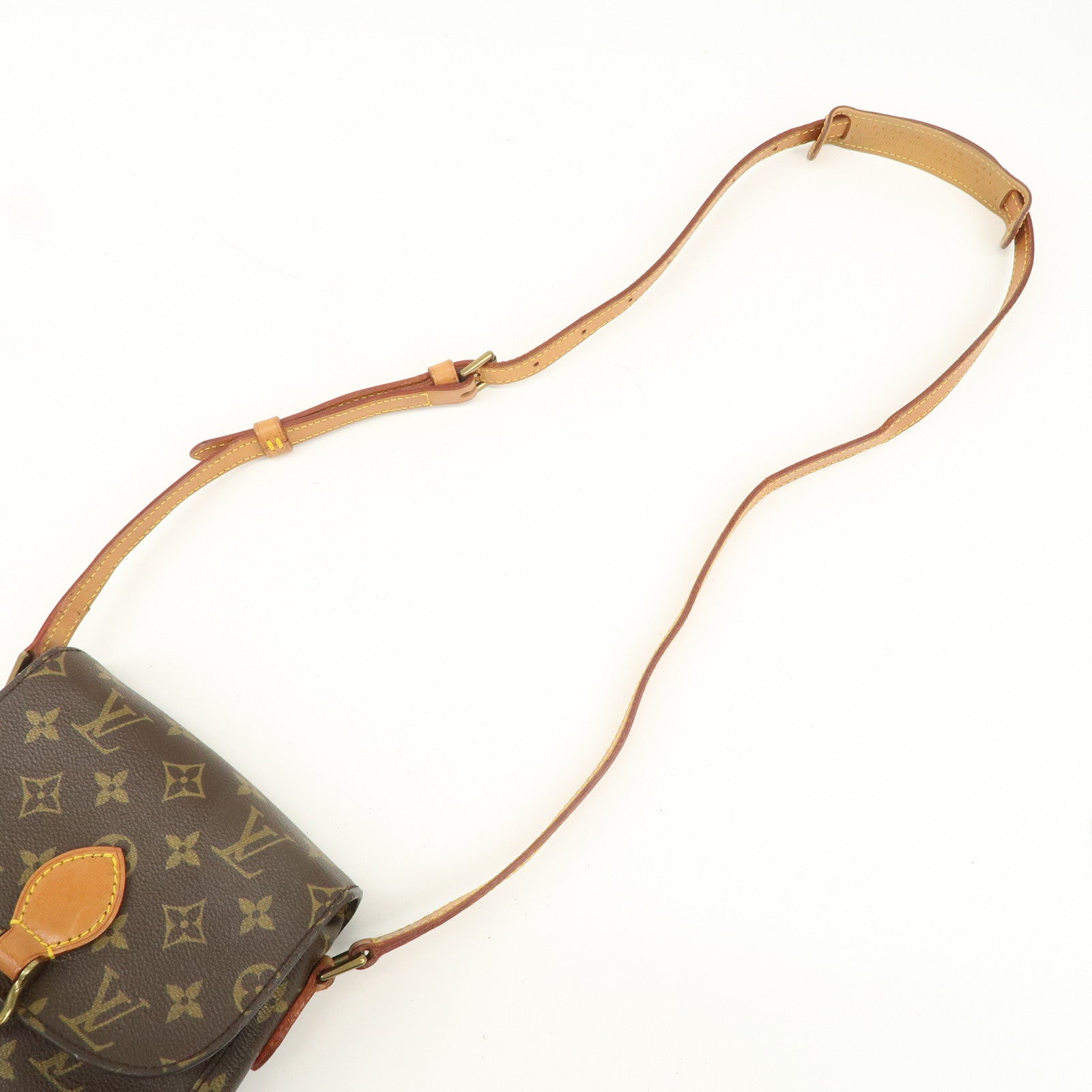 Louis Vuitton Monogram Saint Cloud PM Shoulder Bag Brown M51242