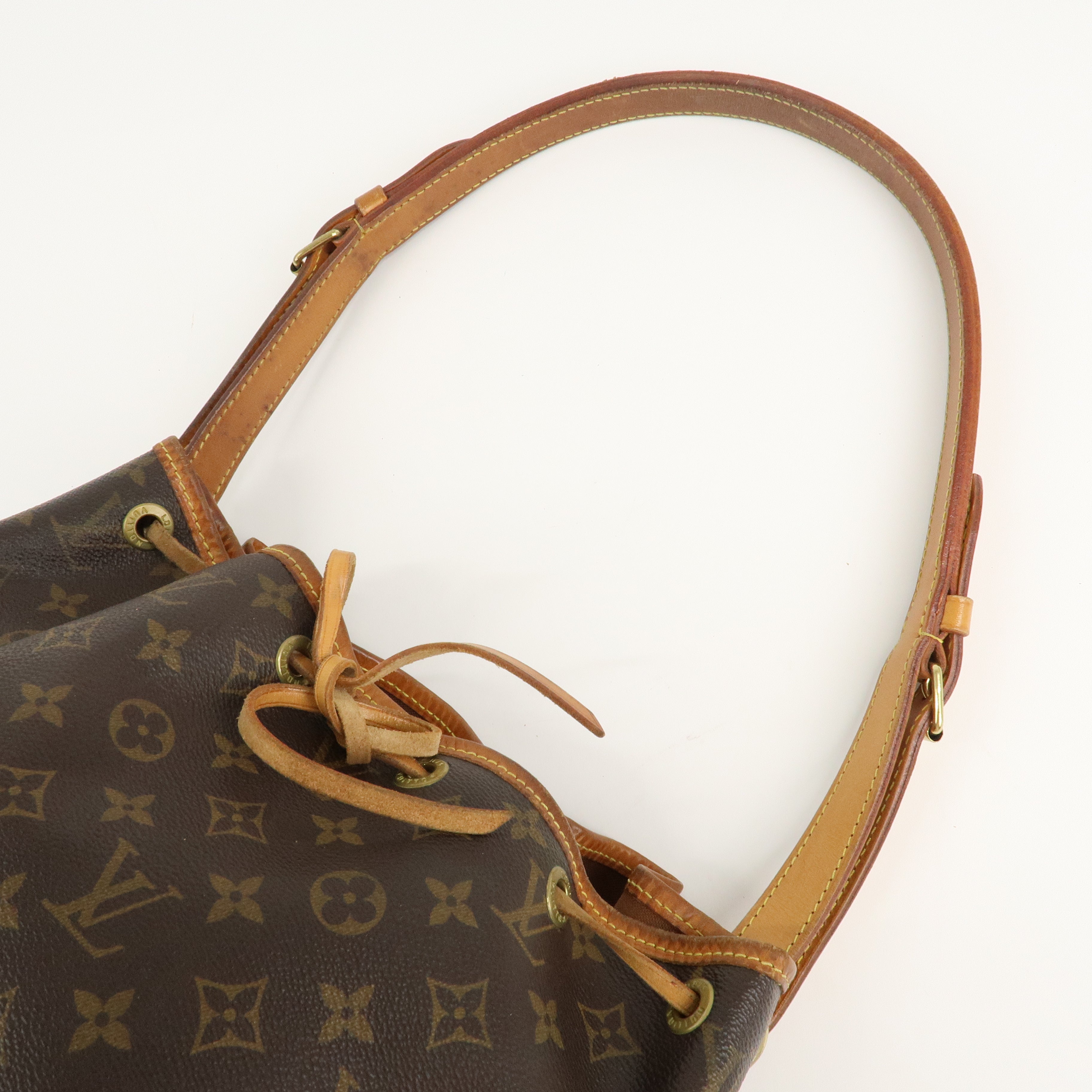 Louis Vuitton Monogram Petit Noe Shoulder Bag Brown M42226 Used