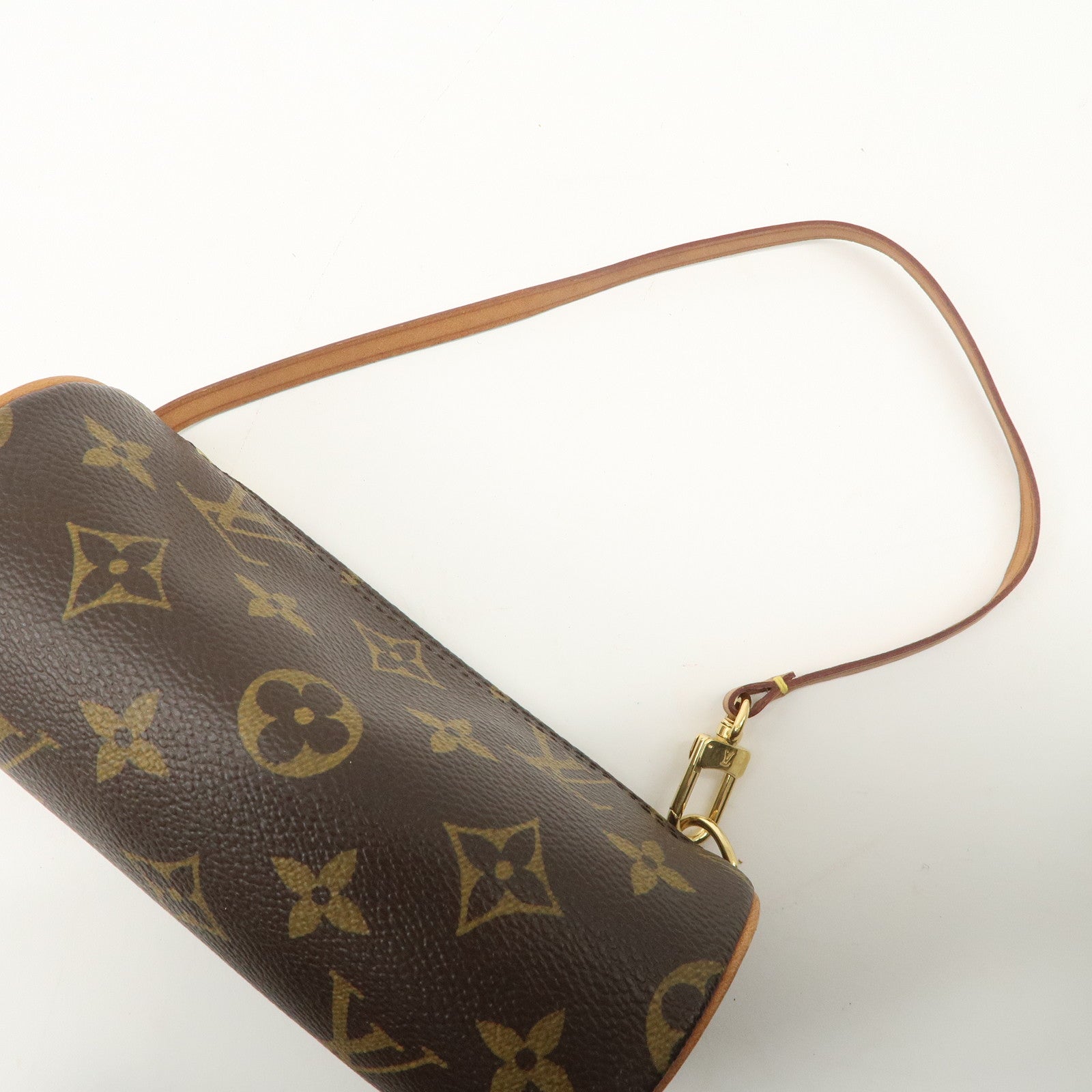 Louis Vuitton Monogram Mini Pouch for Papillon Bag New Style Brown Used