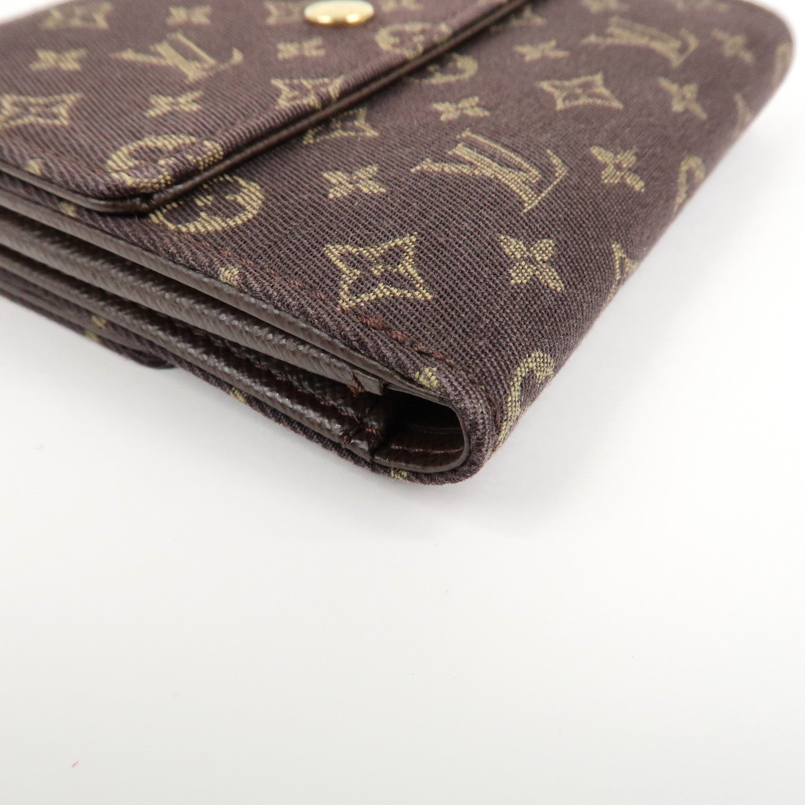 Louis Vuitton Monogram Mini Lin Portefeuille Elise Wallet M95233