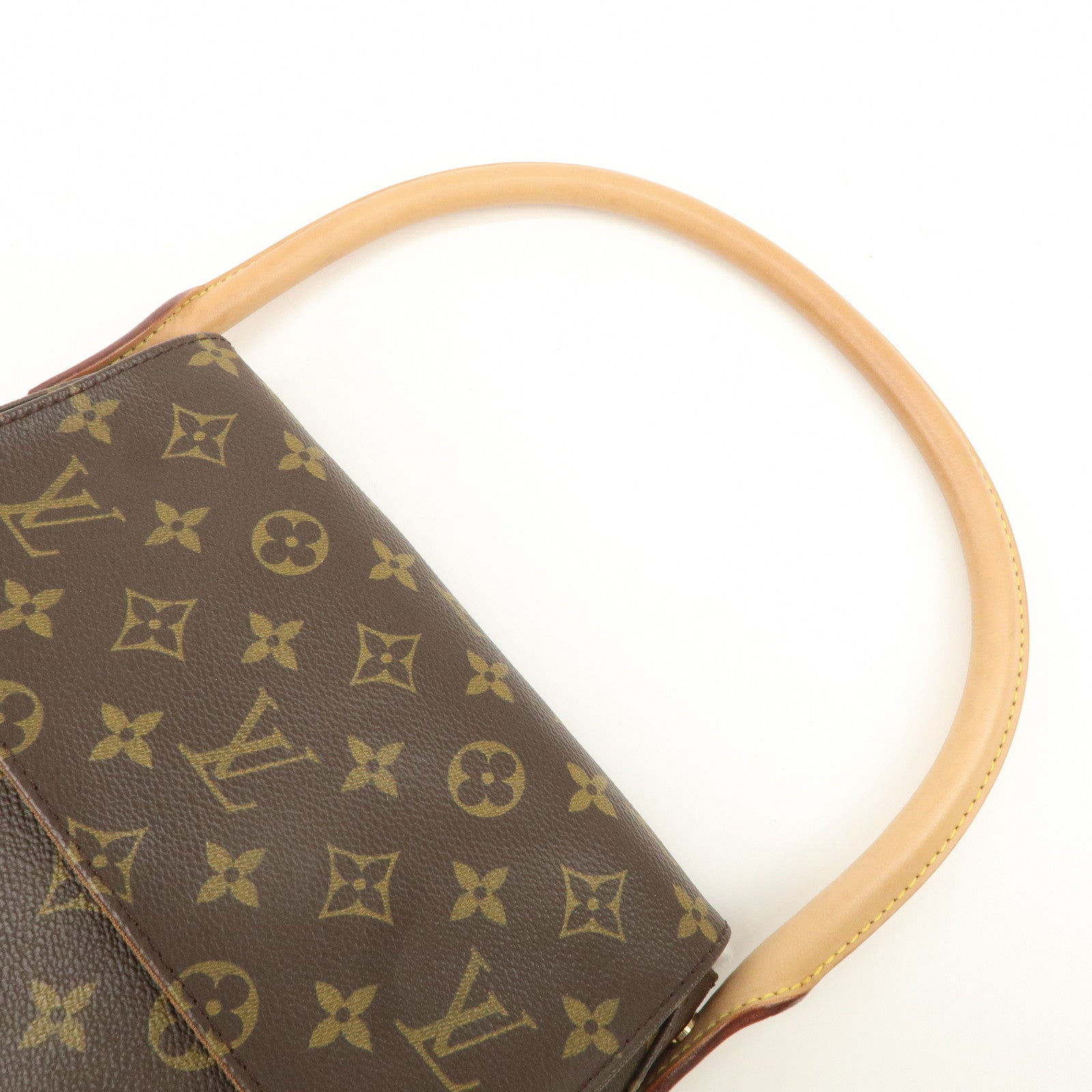 Louis Vuitton Monogram Mini Looping Shoulder Bag Hand Bag M51147 Used