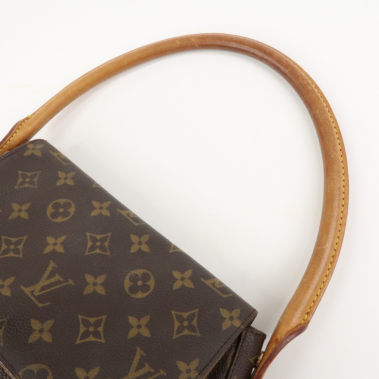 Louis Vuitton Monogram Mini Looping Shoulder Bag Hand Bag M51147 Used