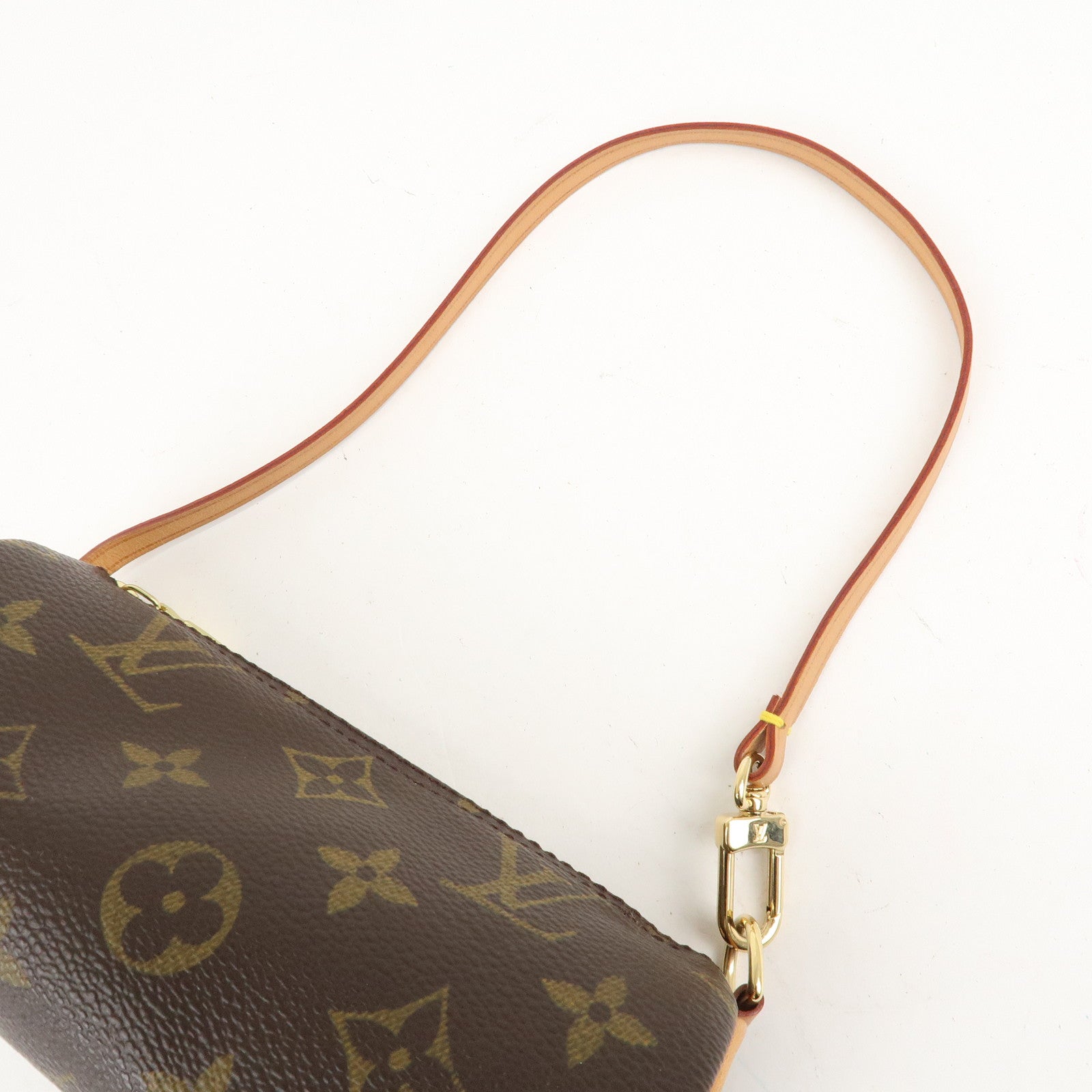 Louis Vuitton Monogram Mini Pouch for Papillon Bag Brown Used