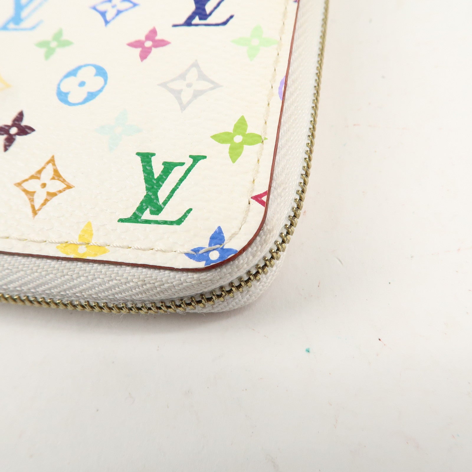 Louis Vuitton Monogram Multi Color Agenda Mini Zippe R21046