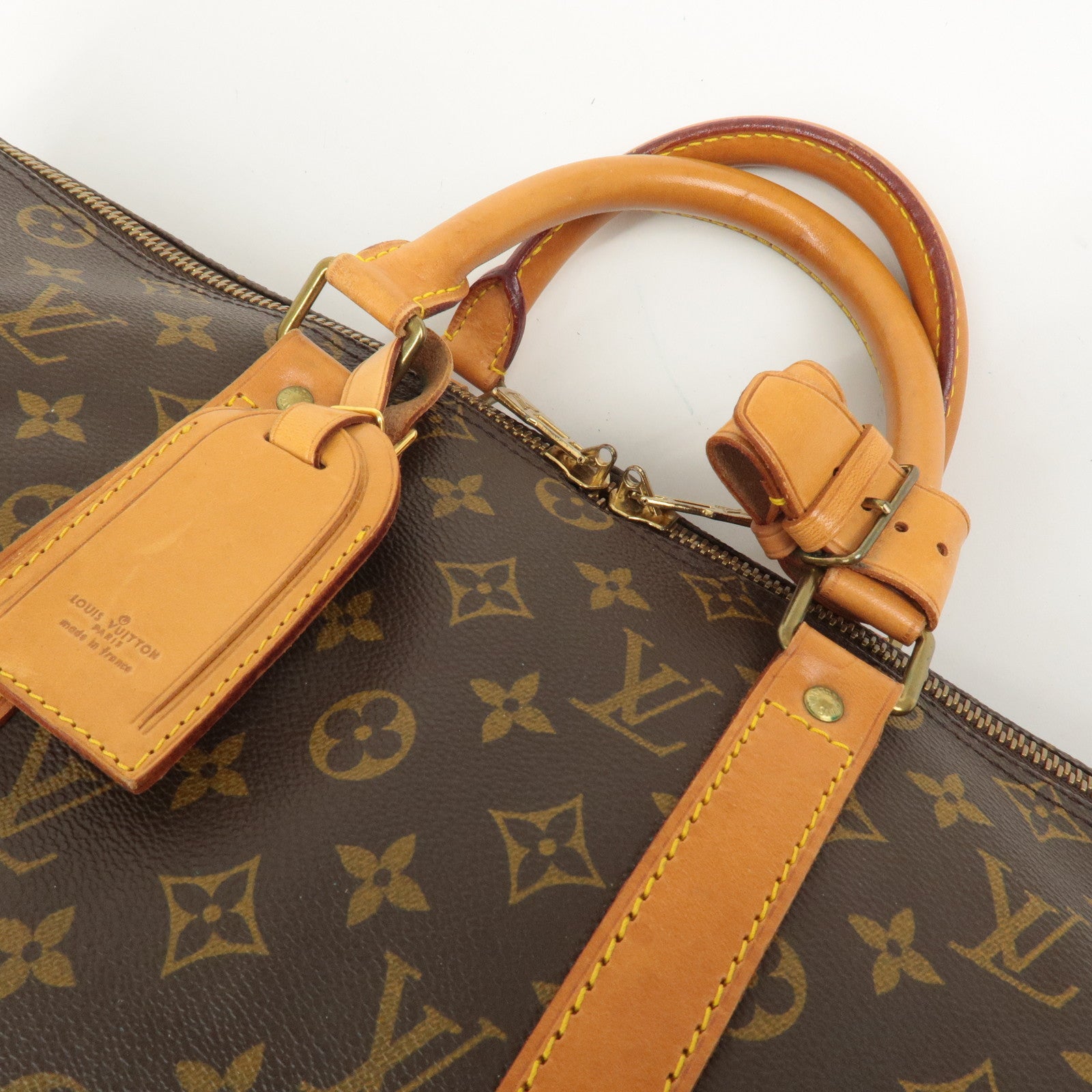 Louis Vuitton Monogram Keep All Bandoulier 50 Boston Bag M41416