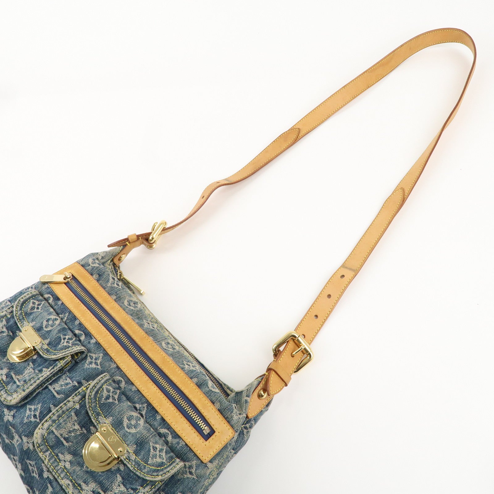 Louis Vuitton Monogram Denim Baggy PM 2Way Shoulder Bag M95049