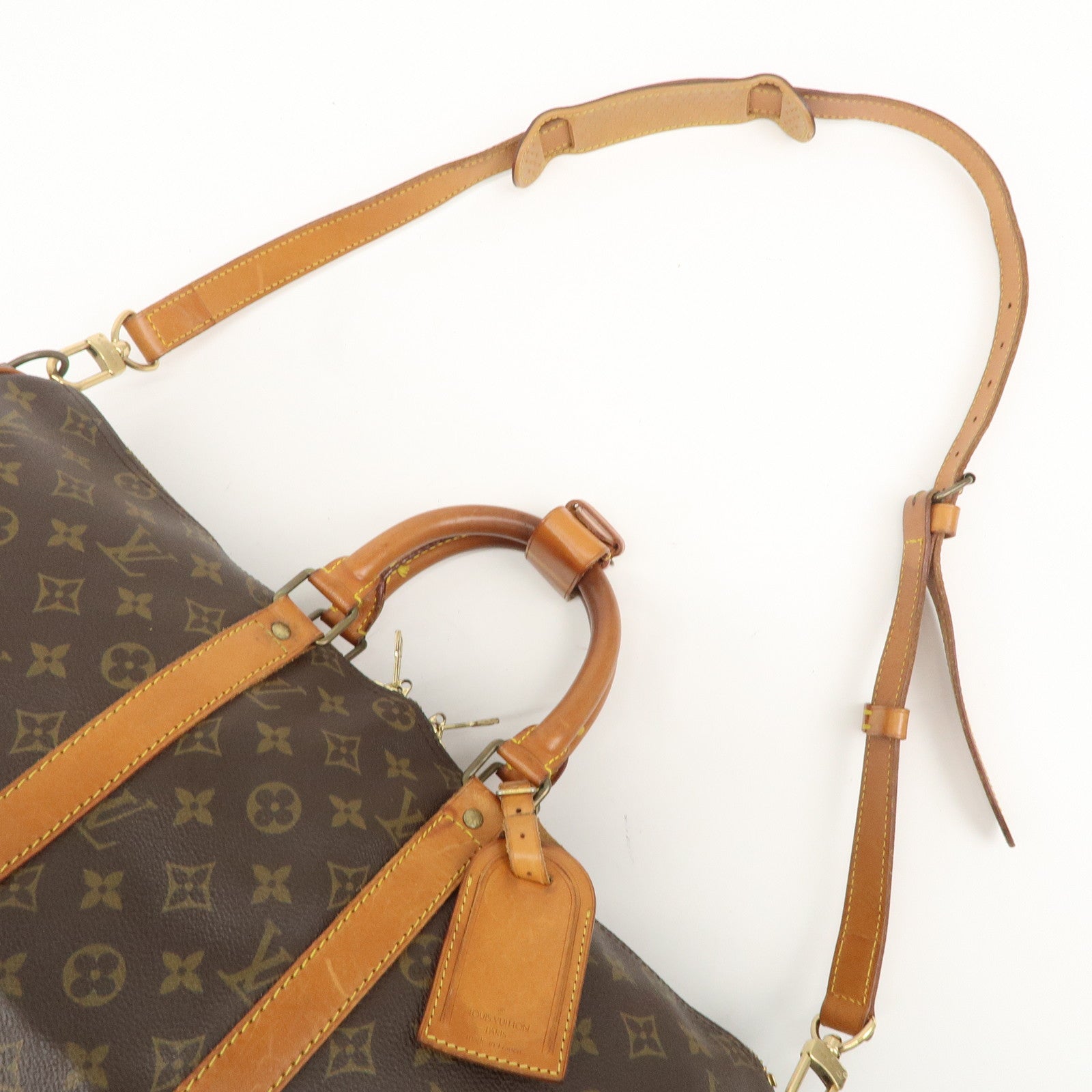 Louis Vuitton Monogram Keep All 45 Boston Bag M41418 Used