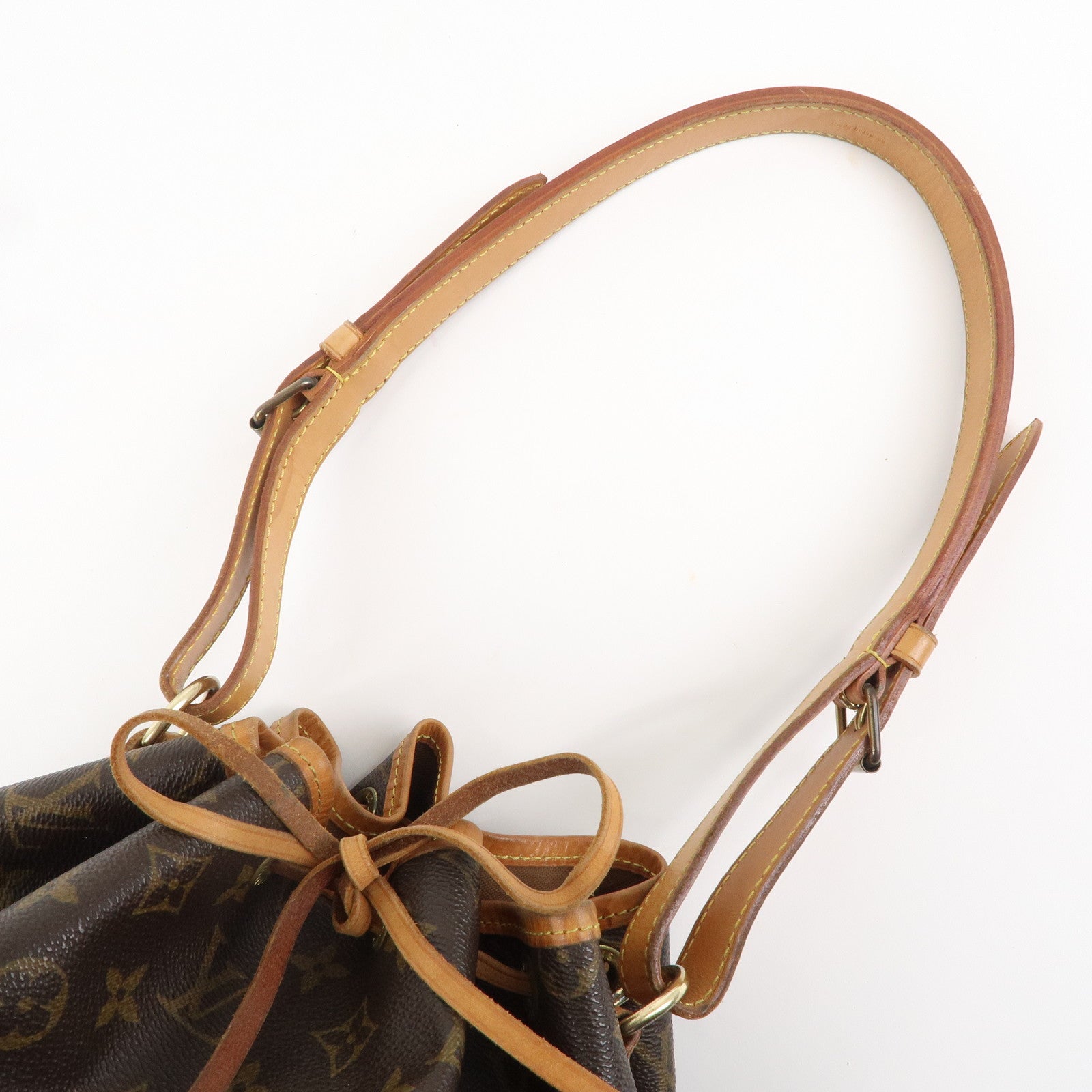 Louis Vuitton Monogram Noe Shoulder Bag Brown M42224