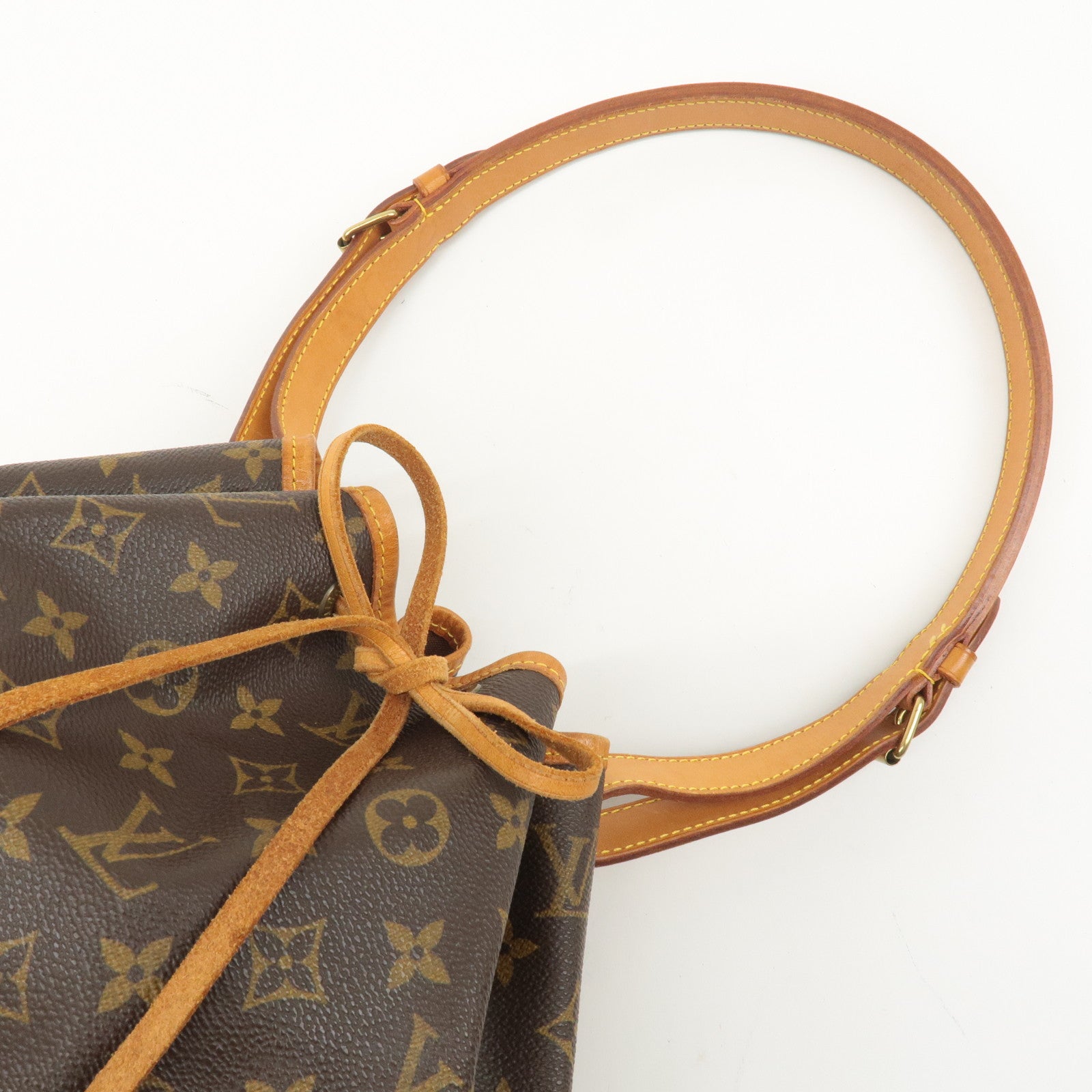 Louis Vuitton Monogram Petit Noe Shoulder Bag Brown M42226