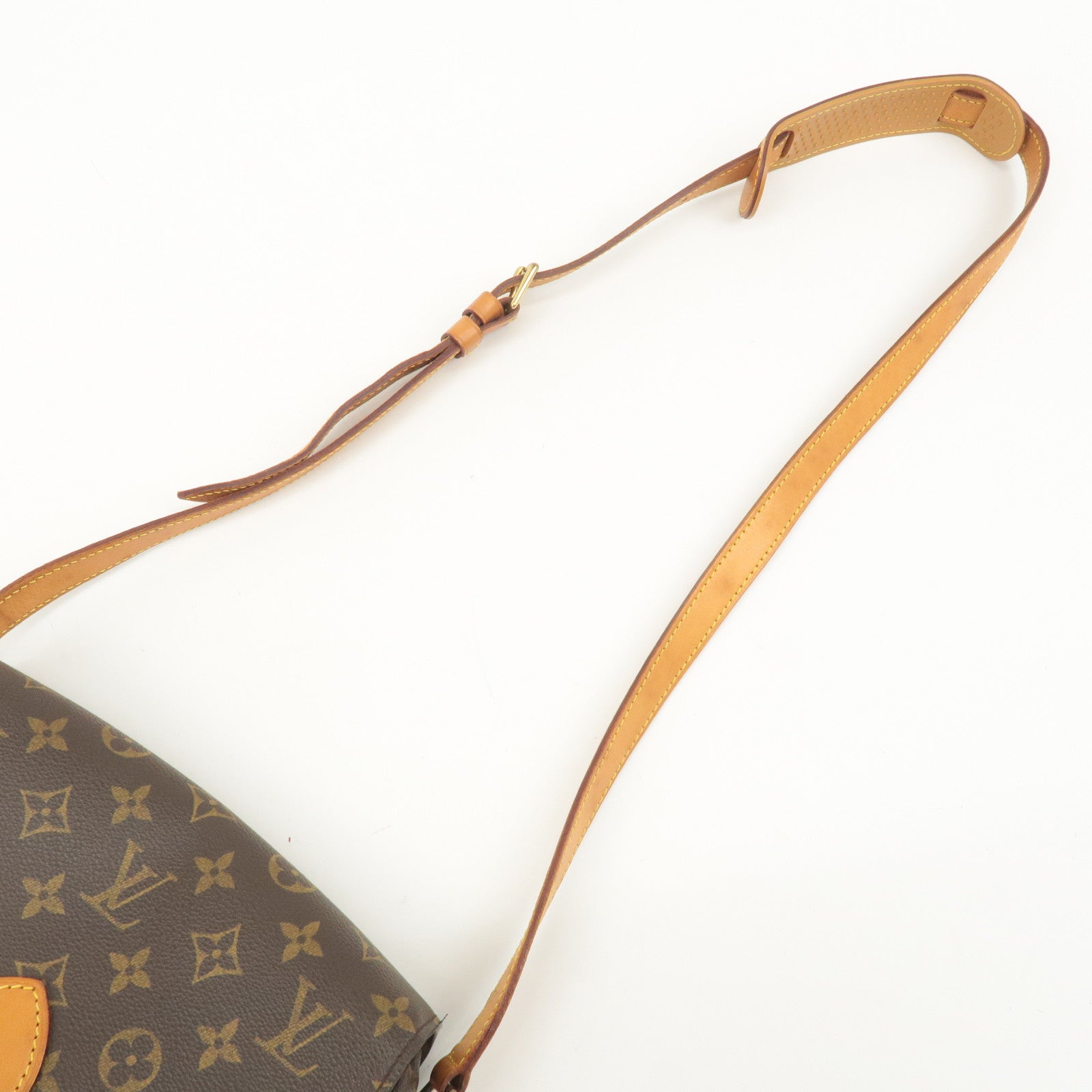 Louis Vuitton Monogram Saint Cloud GM Shoulder Bag Brown M51242