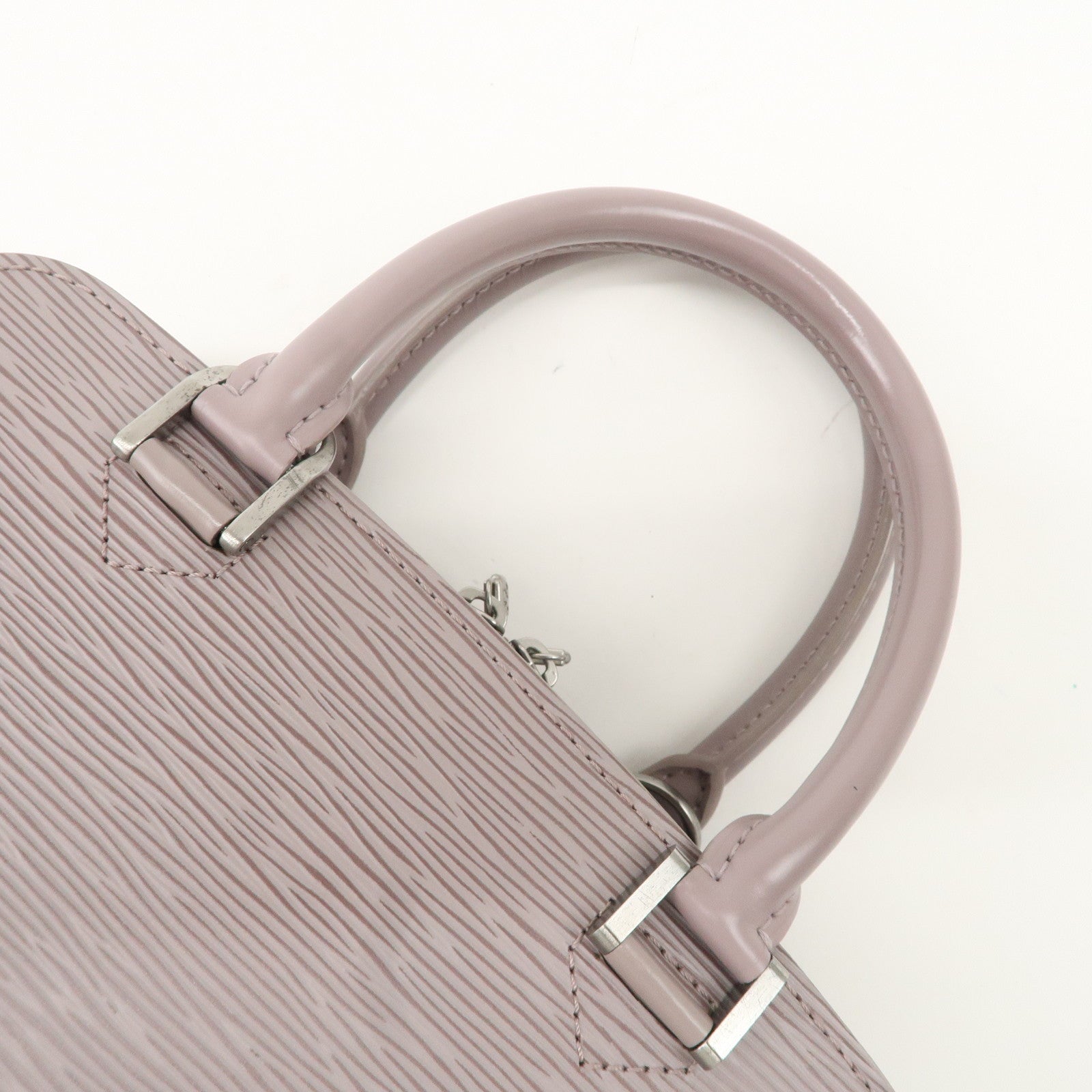 Louis Vuitton Epi Pont Neuf Hand Bag Lilac Purple M5205B Used