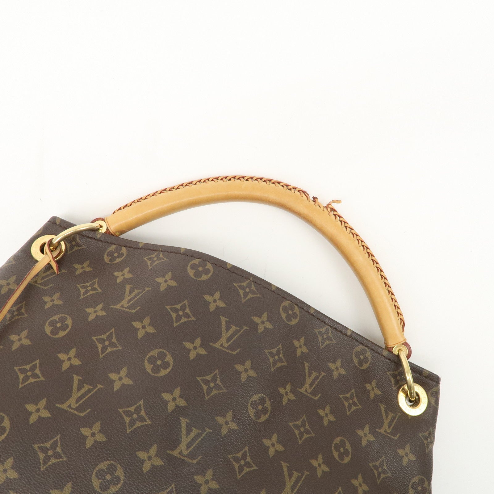 Louis Vuitton Monogram Artsy MM Shoulder Bag Brown M40249 Used