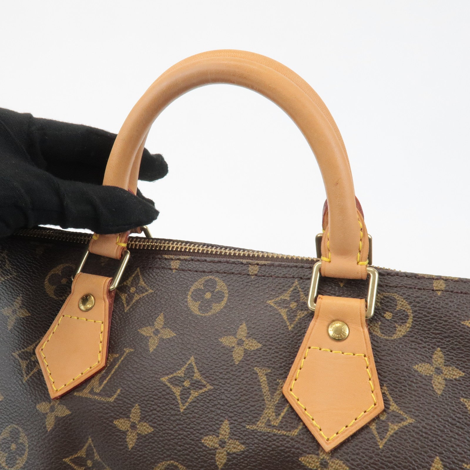 Louis Vuitton Monogram Speedy 30 Hand Bag Boston Bag M41526 Used