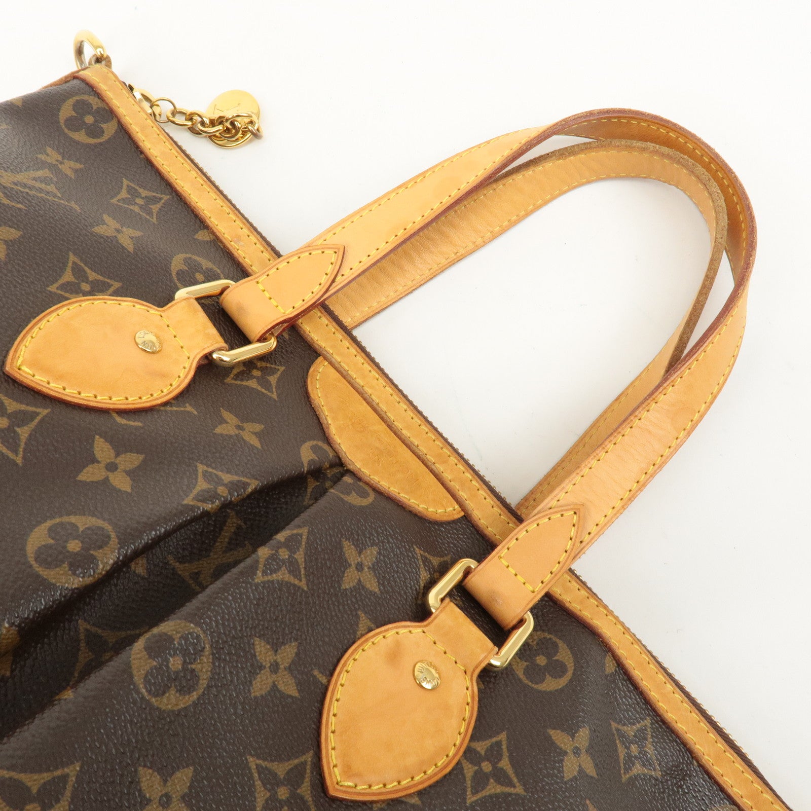 Louis Vuitton Monogram Palermo PM 2Way Hand Bag Brown M40145