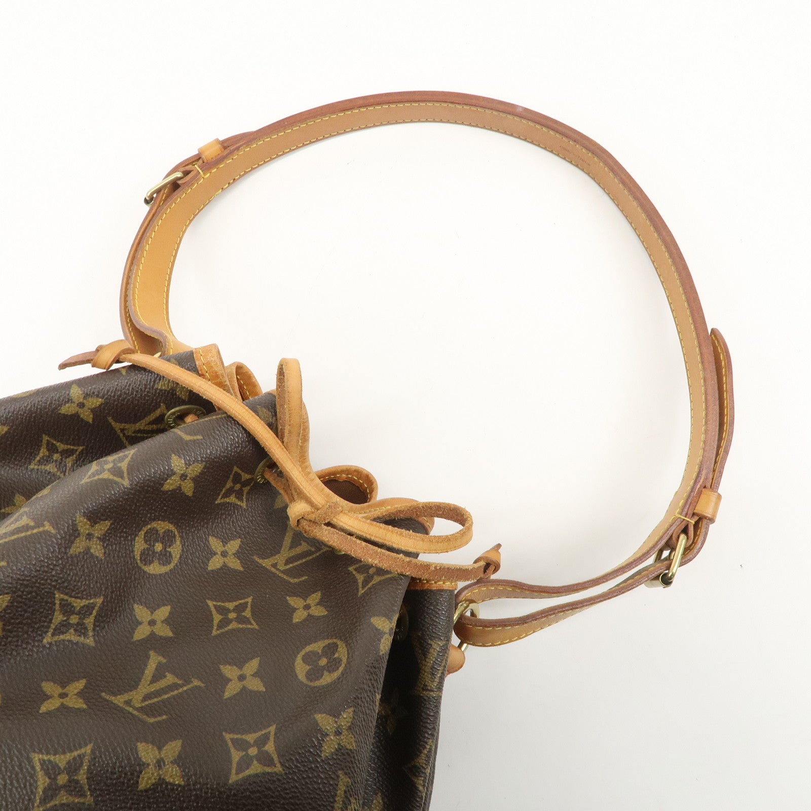 Louis Vuitton Monogram Petit Noe Shoulder Bag Brown M42226 Used