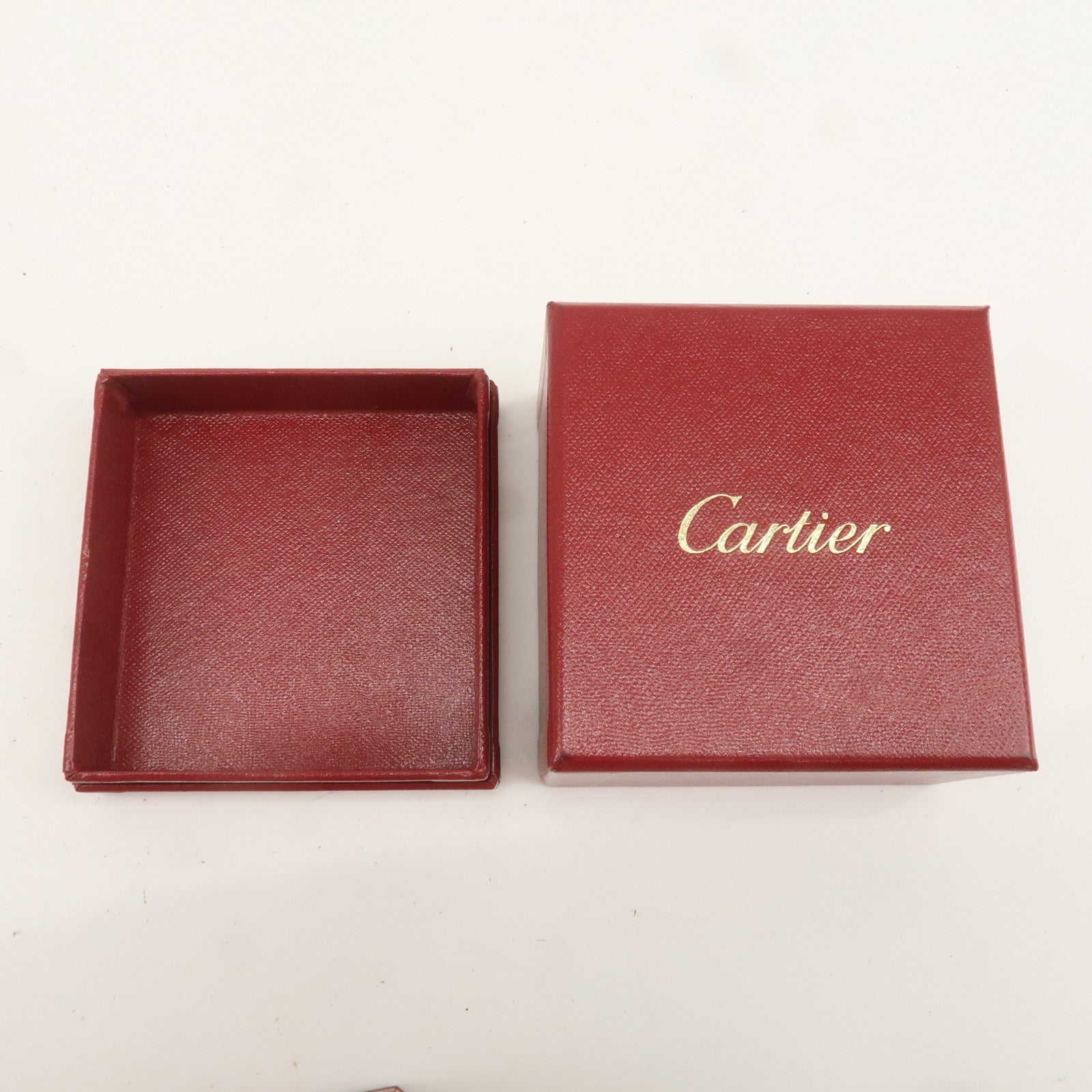 Cartier Set of 2 Ring Box Display Box Jewelry Box For Ring