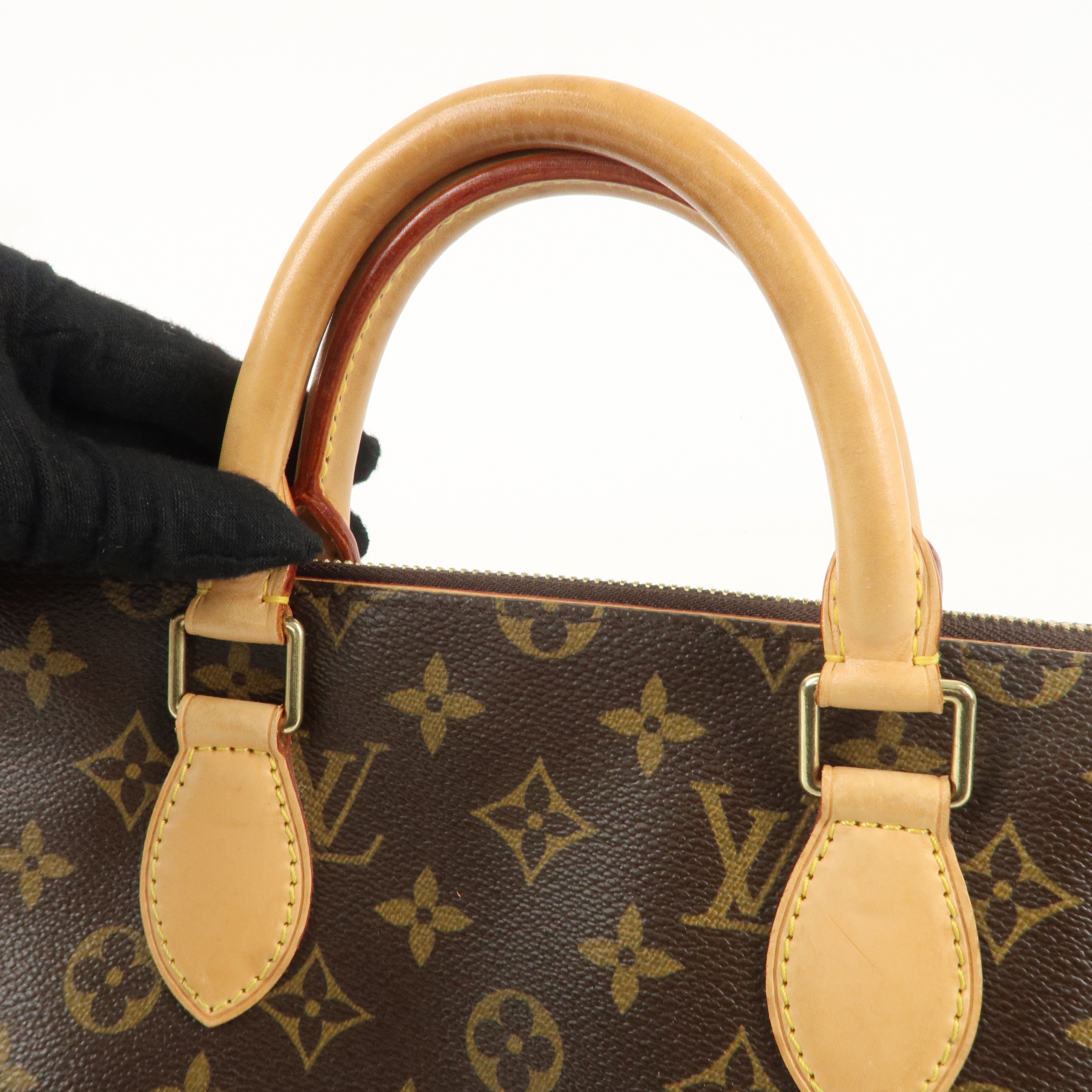 Louis Vuitton Monogram Popincourt Hand Bag Brown M40009