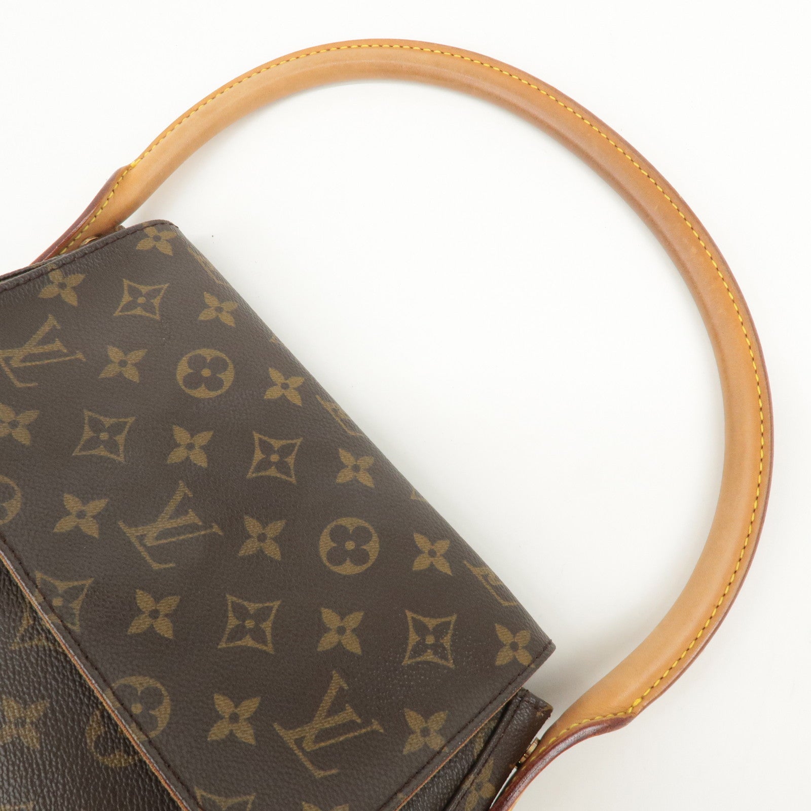 Louis Vuitton Monogram Mini Looping Shoulder Bag Hand Bag M51147 Used