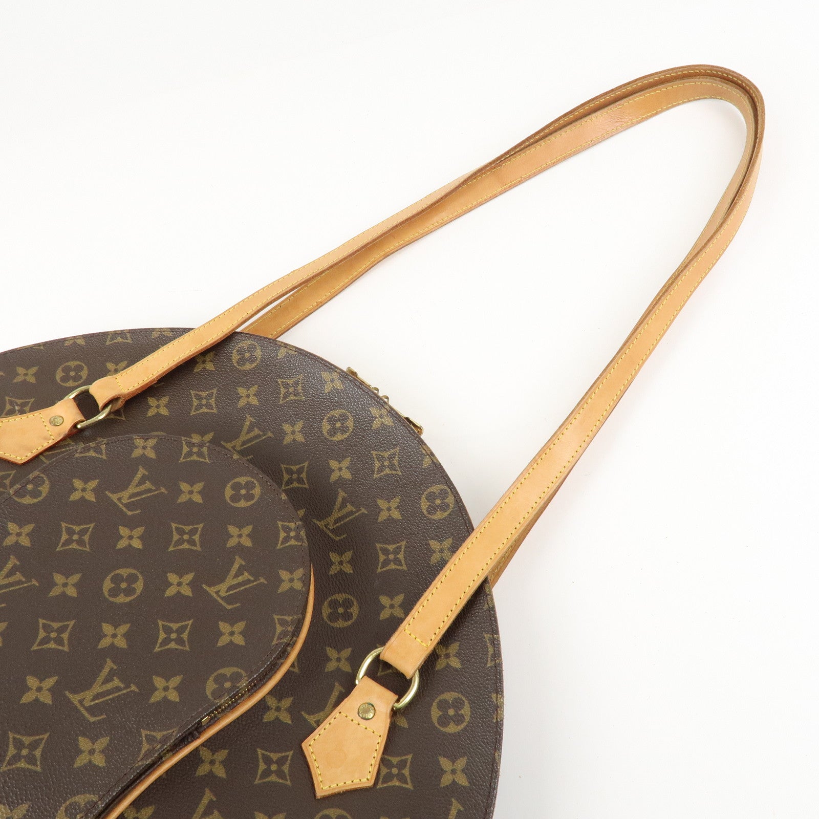 Louis Vuitton Monogram Ellipse Shopping Shoulder Bag Brown M51128