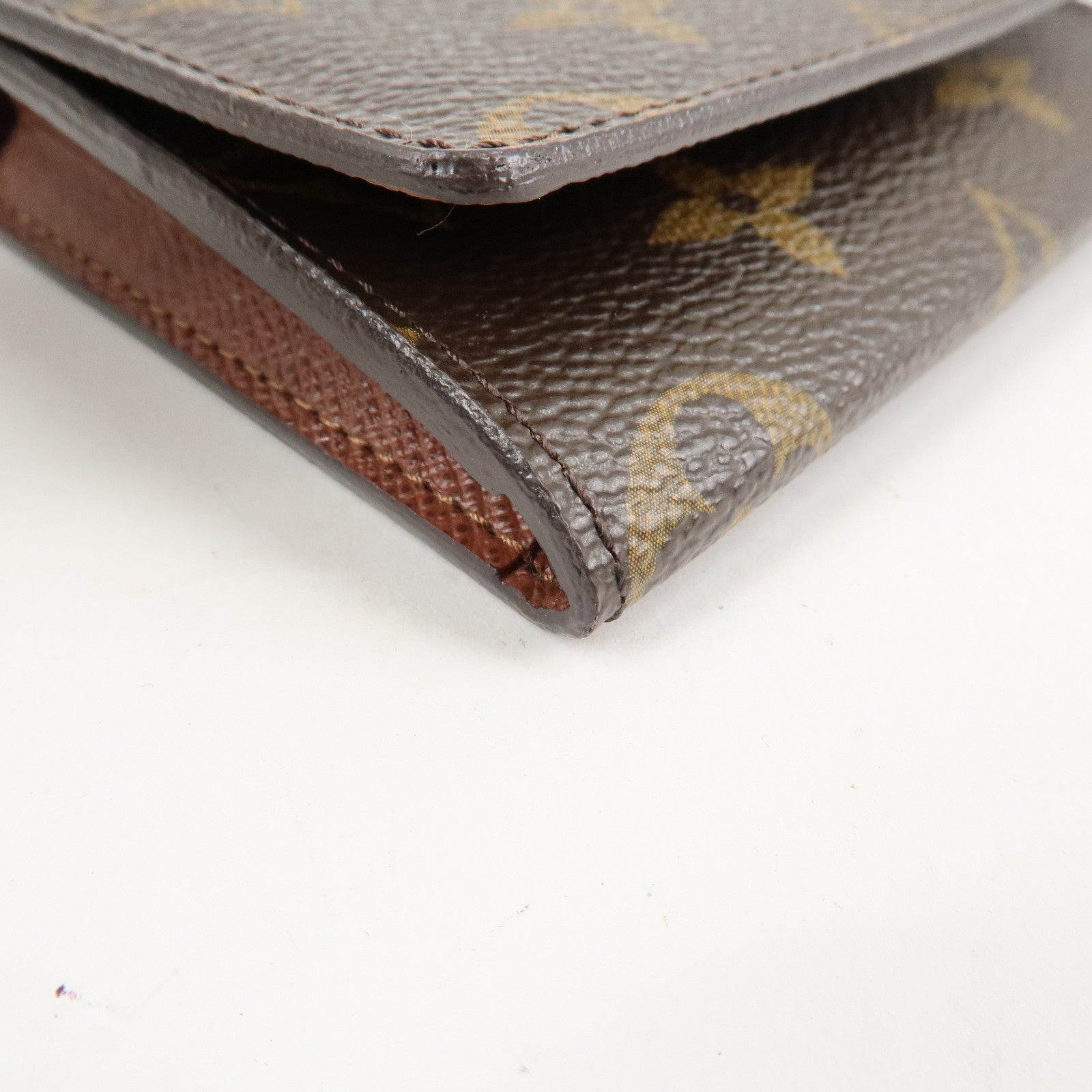 Louis Vuitton Monogram Enveloppe Carte de Visite Card Case M62920 Used