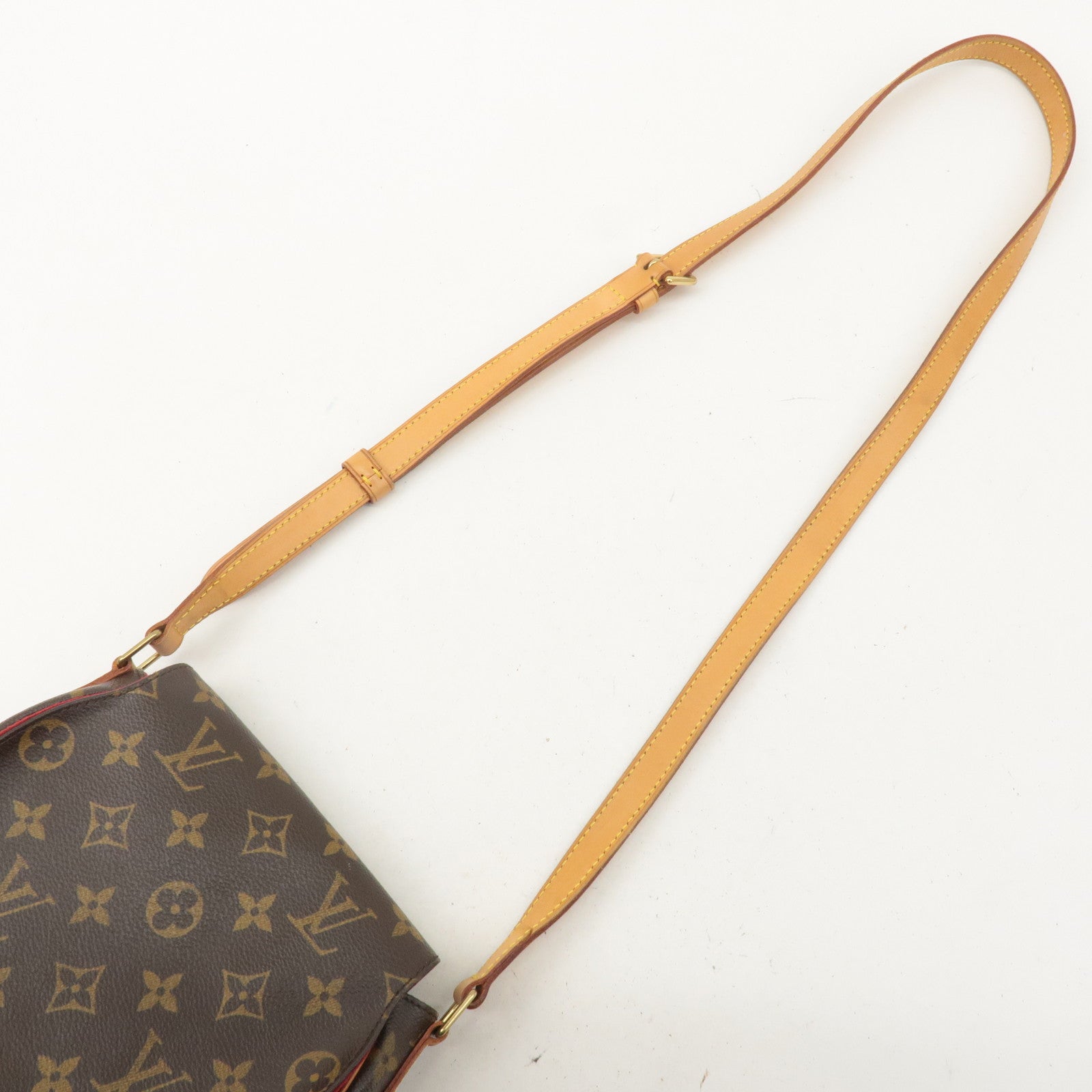 Louis Vuitton Monogram Tambourine Shoulder Bag Brown M51179