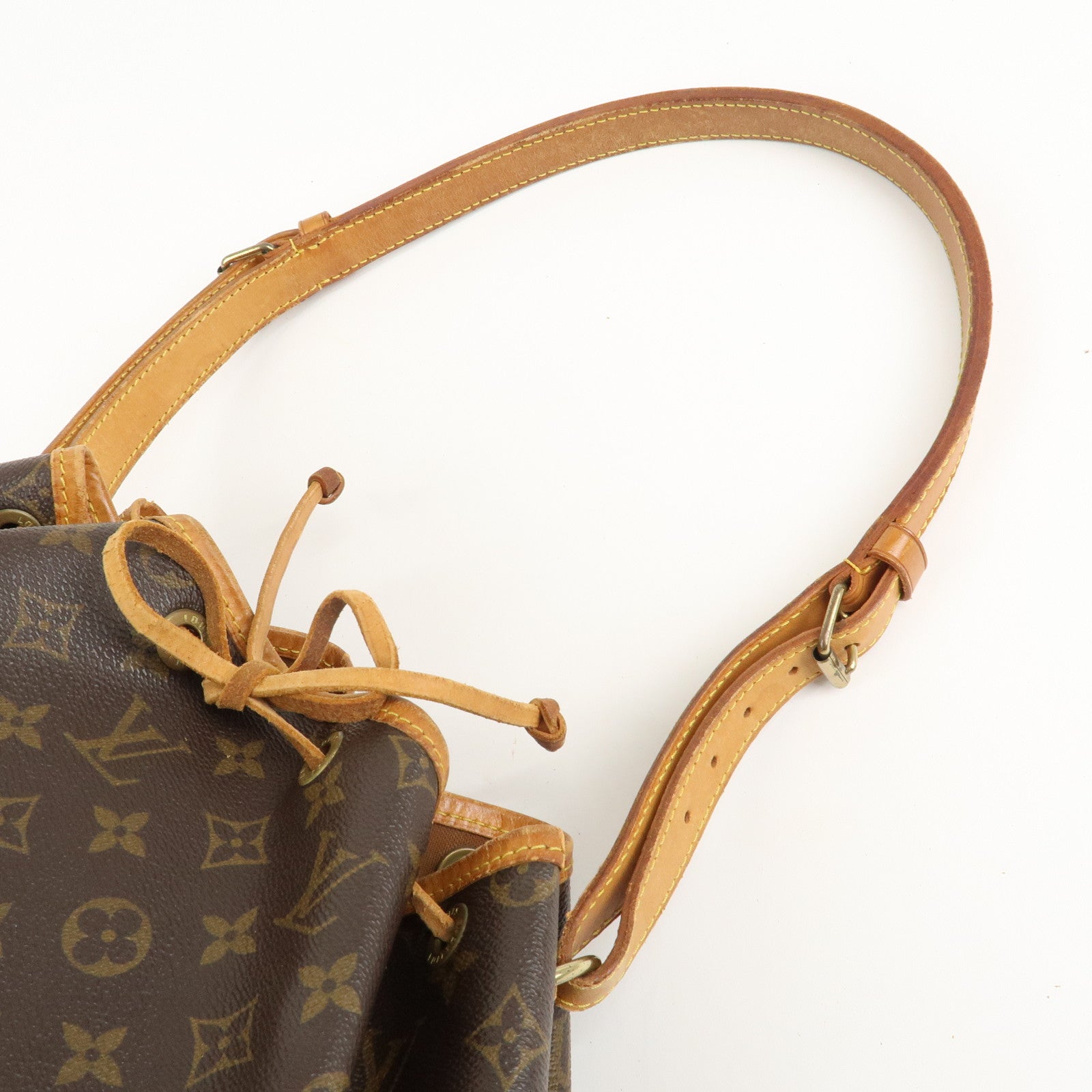 Louis Vuitton Monogram Noe Shoulder Bag Hand Bag Brown M42224 Used