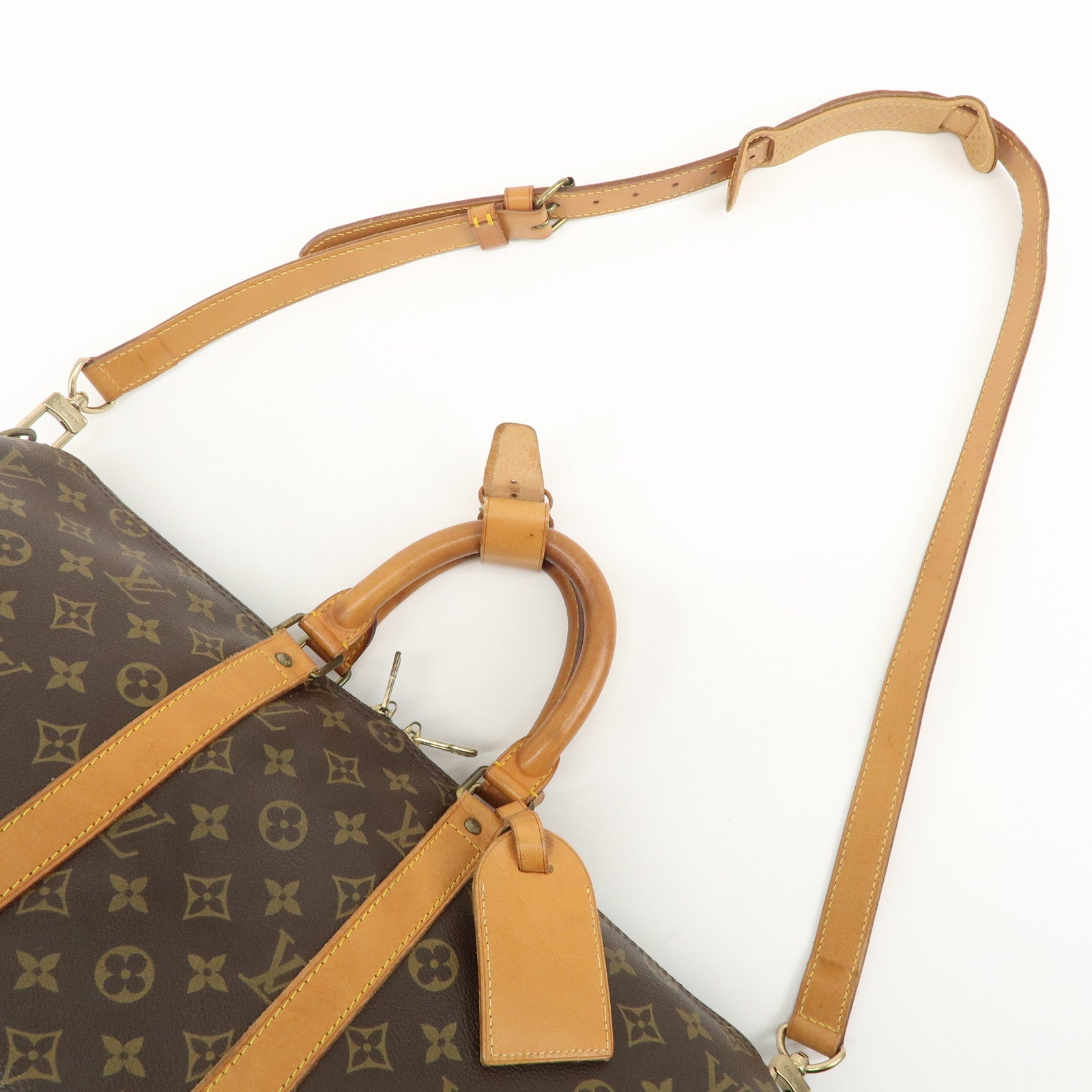 Louis Vuitton Monogram Keep All Bandouliere 45 Boston Bag M41418 Used