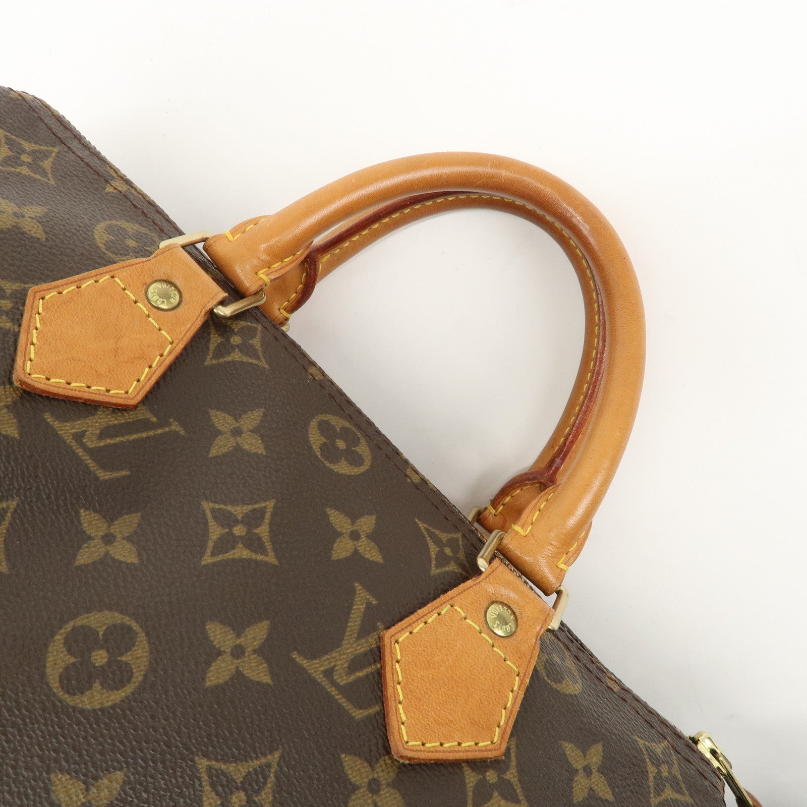 Louis Vuitton Monogram Speedy 30 Hand Bag Boston Bag M41108 Used