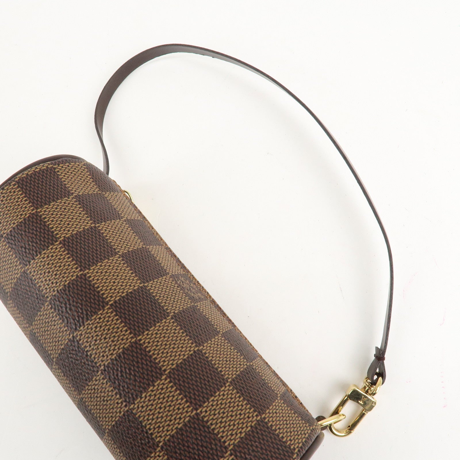 Louis Vuitton Damier Pouch for Papillon Mini Bag Damier Ebene Used