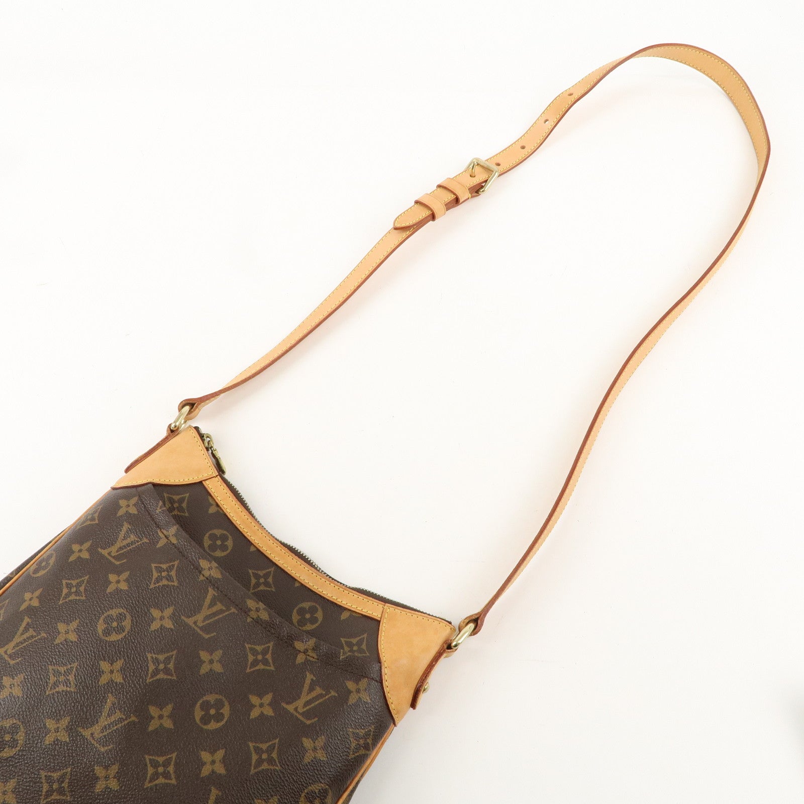 Louis Vuitton Monogram Odeon PM Shoulder Bag Brown M56390