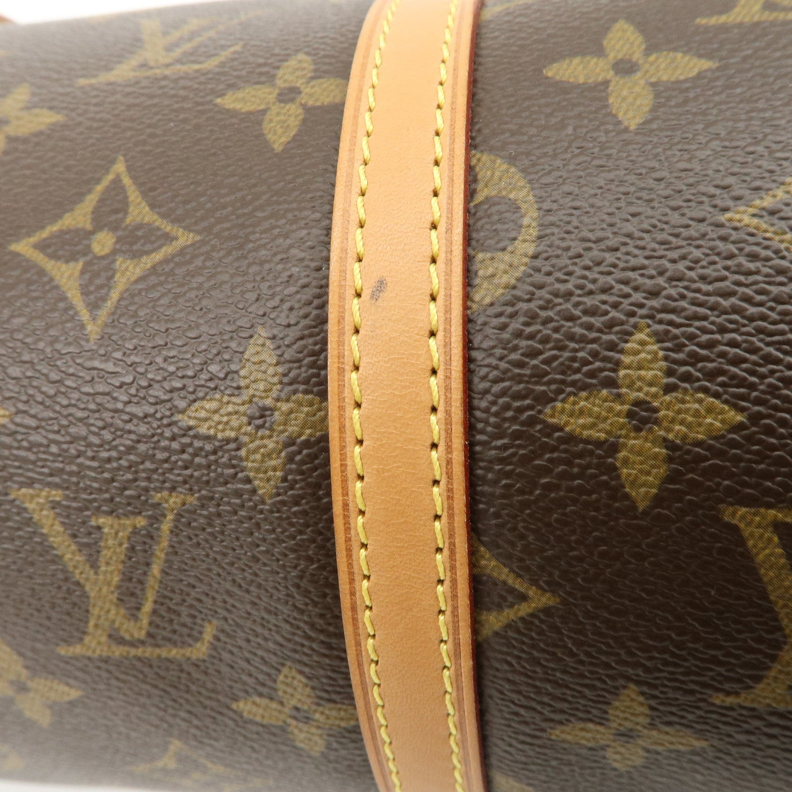 Louis Vuitton Monogram Papillon 30 Hand Bag Brown M51385